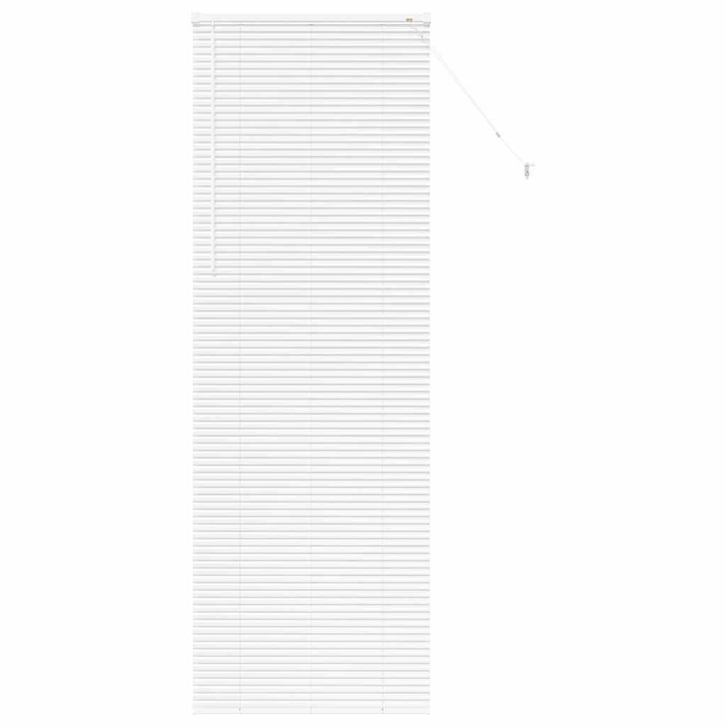 Zsalugáter redőnyök fehér 220 x 75 cm alumínium