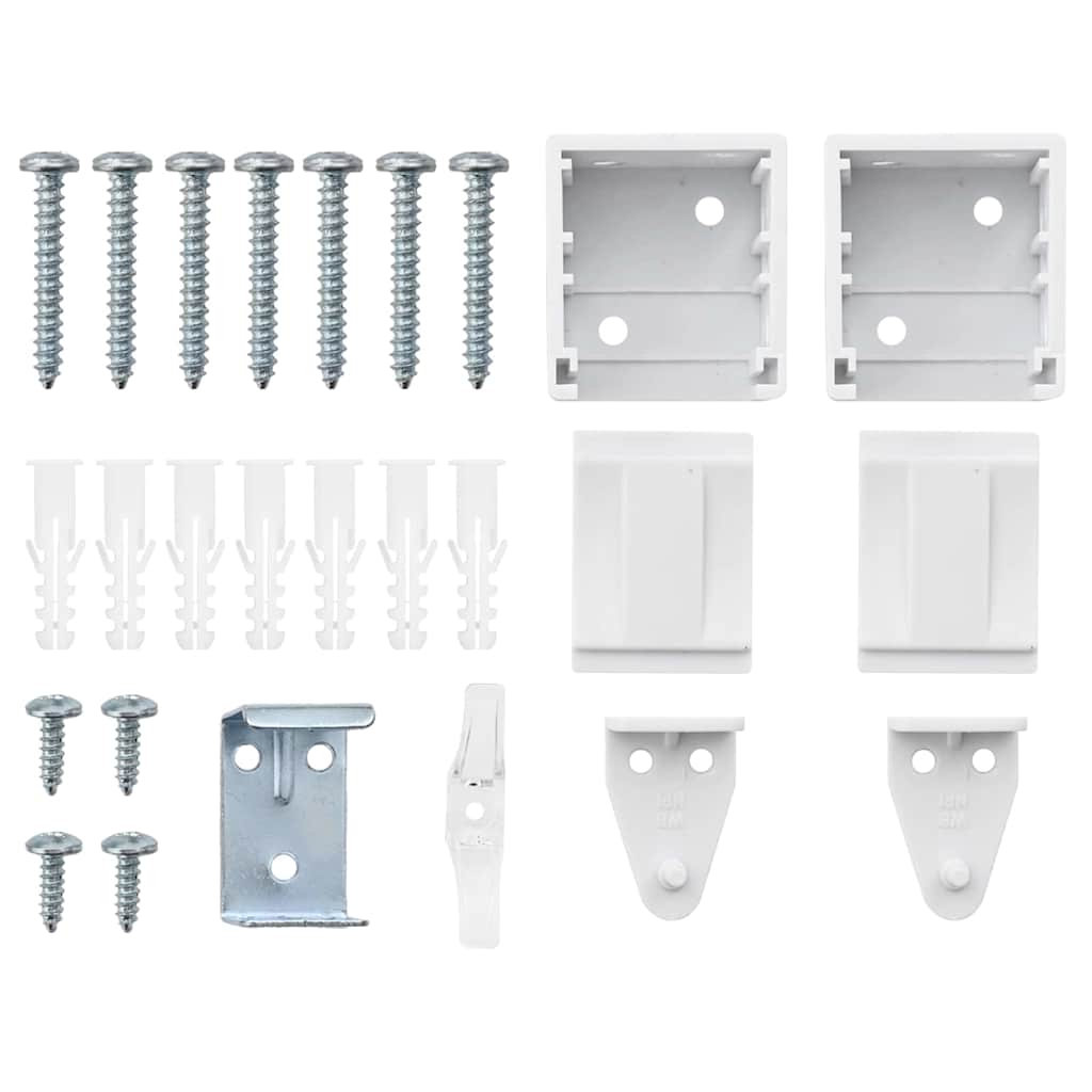 Ablak roló függönyökkel egyéb fehér 100 x 220 cm alumínium