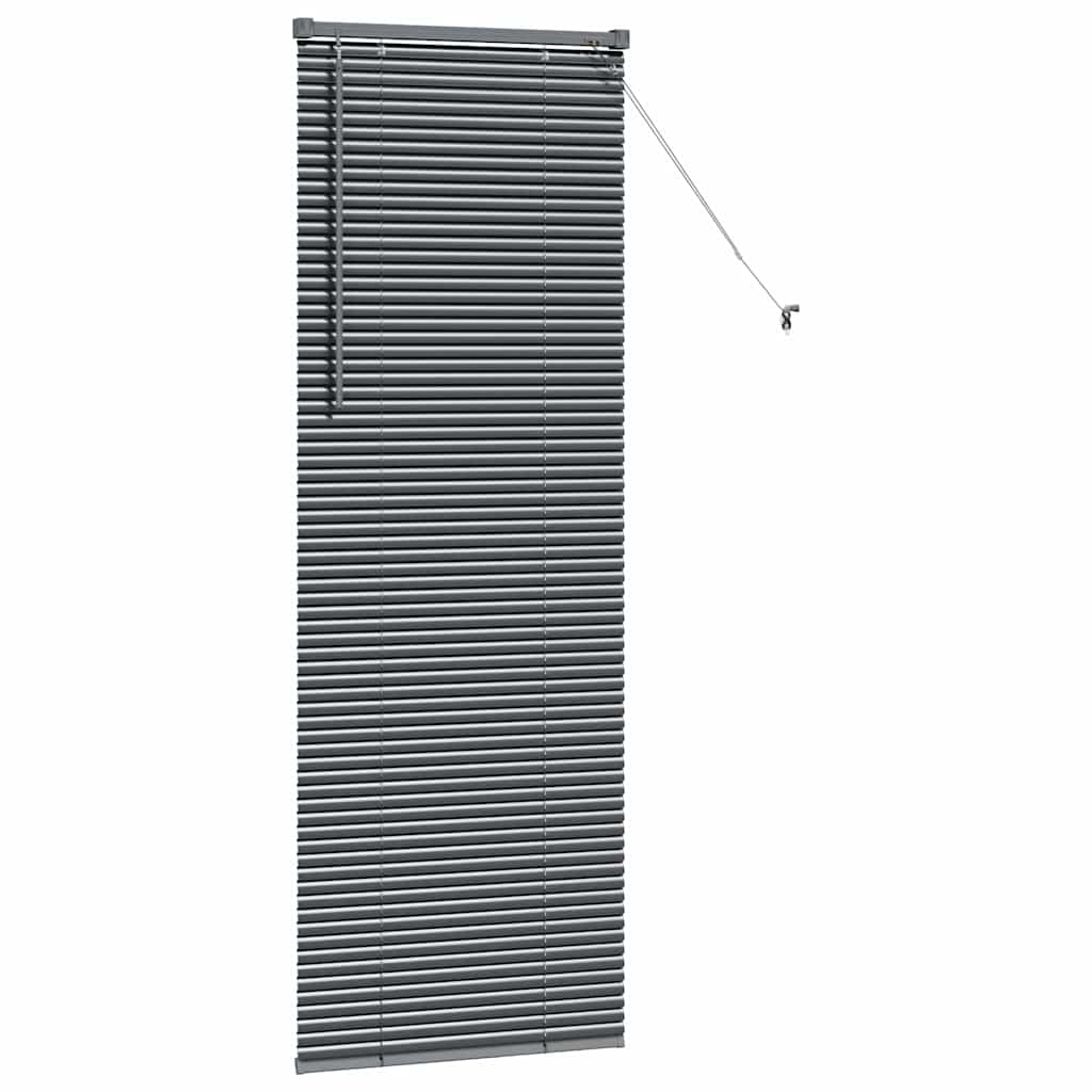 Zsalugáter redőnyök sötétszürke 175 x 65 cm alumínium
