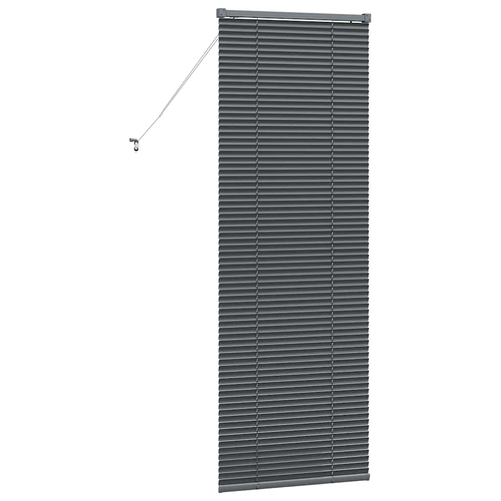 Zsalugáter redőnyök sötétszürke 175 x 65 cm alumínium
