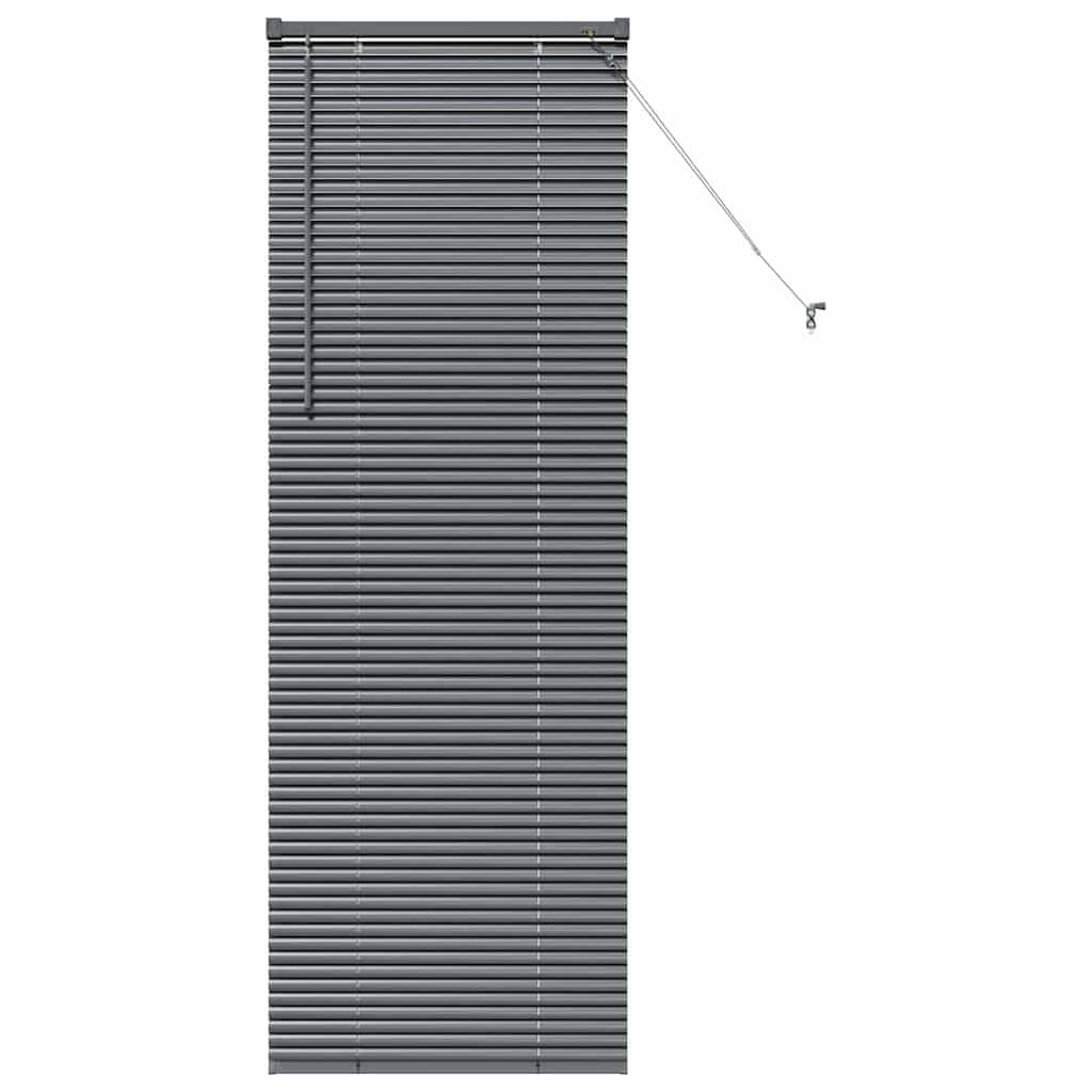 Zsalugáter redőnyök sötétszürke 175 x 65 cm alumínium