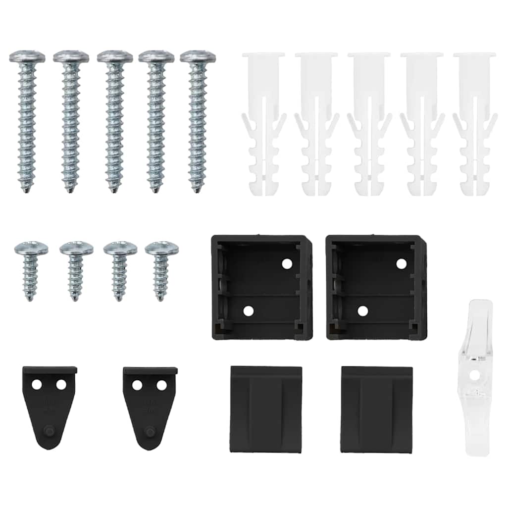 Ablak roló függönyökkel egyéb fekete 80 x 130 cm alumínium