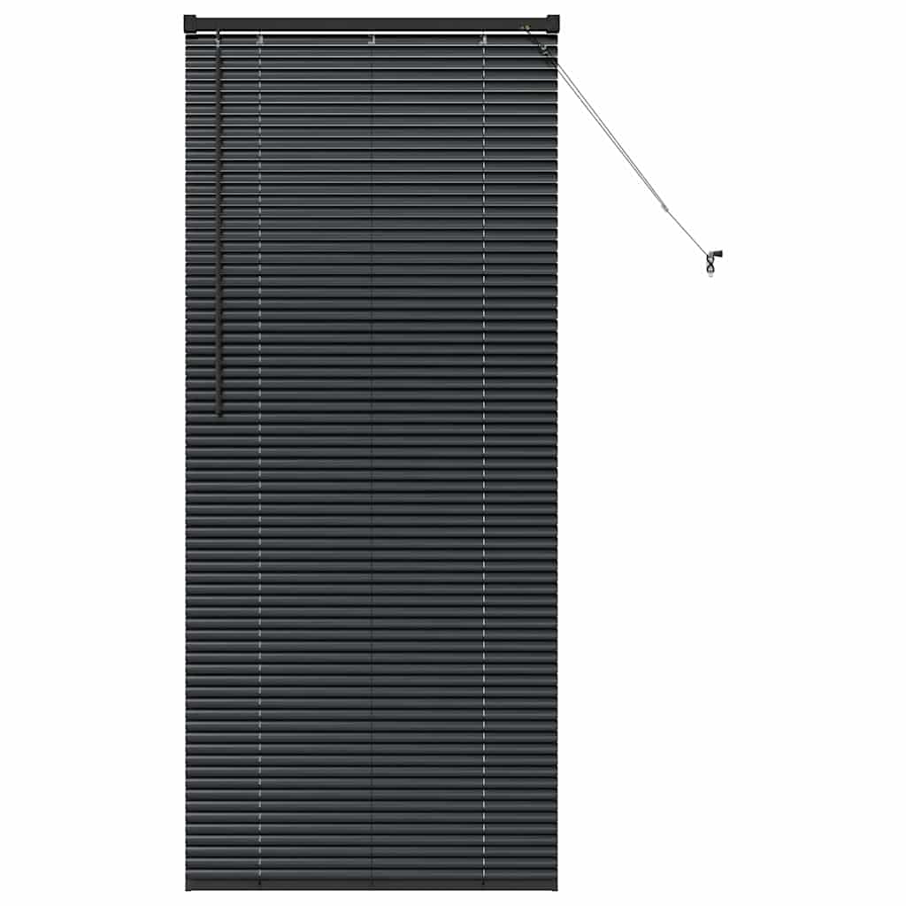 Ablak roló függönyökkel egyéb fekete 80 x 130 cm alumínium