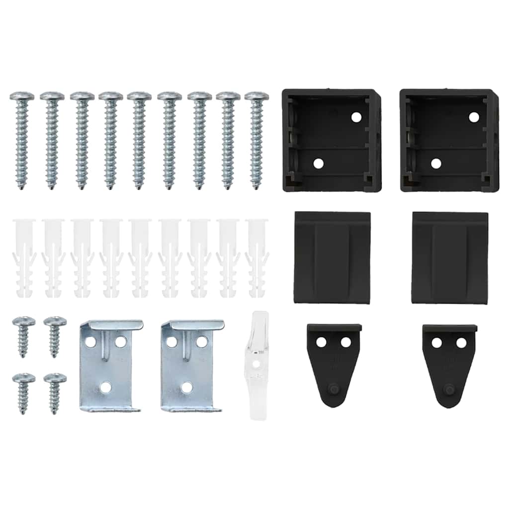 Ablak roló függönyökkel egyéb fekete 80 x 130 cm alumínium