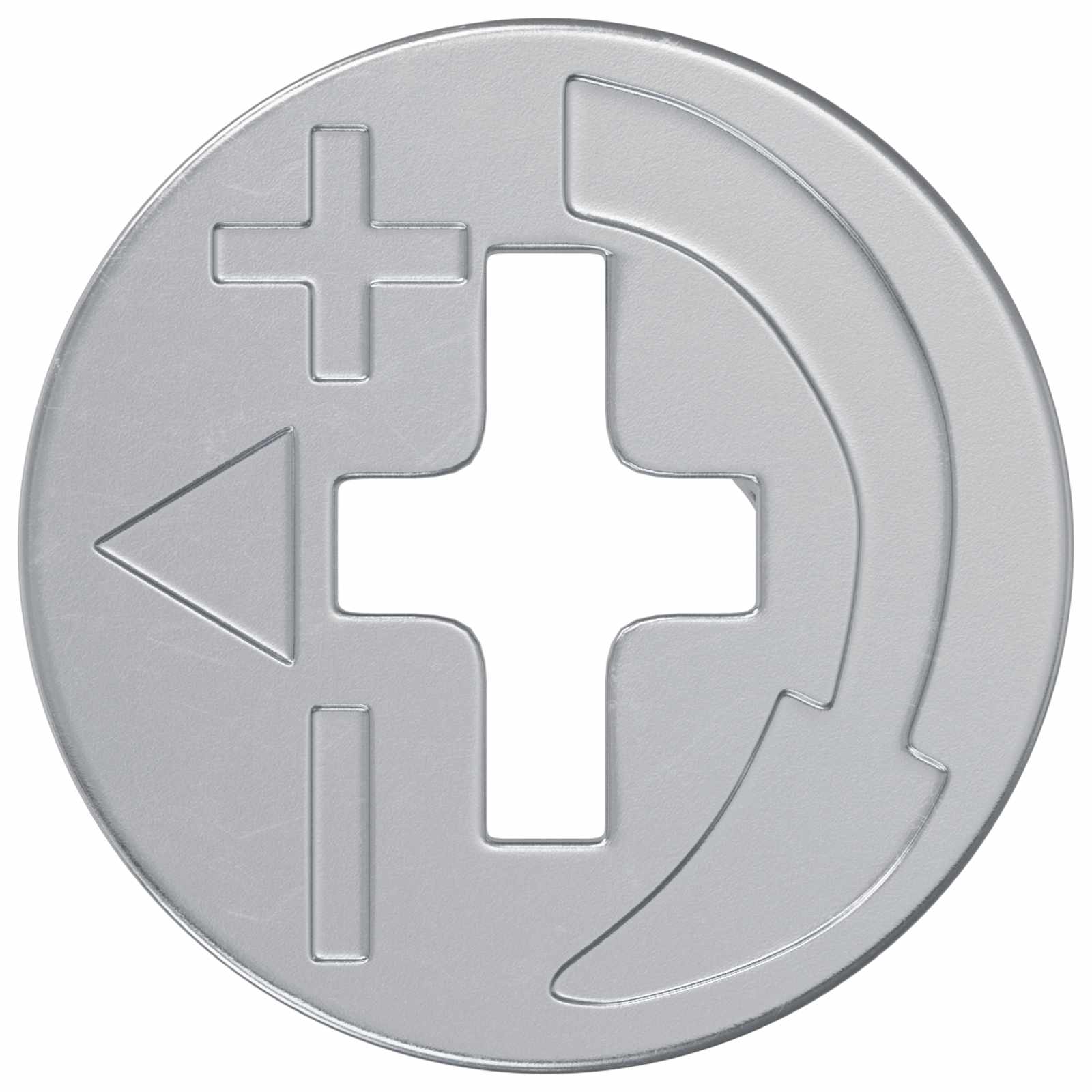 Cam zár anyák 12 pcs ezüst 15 x 11,5 mm acél