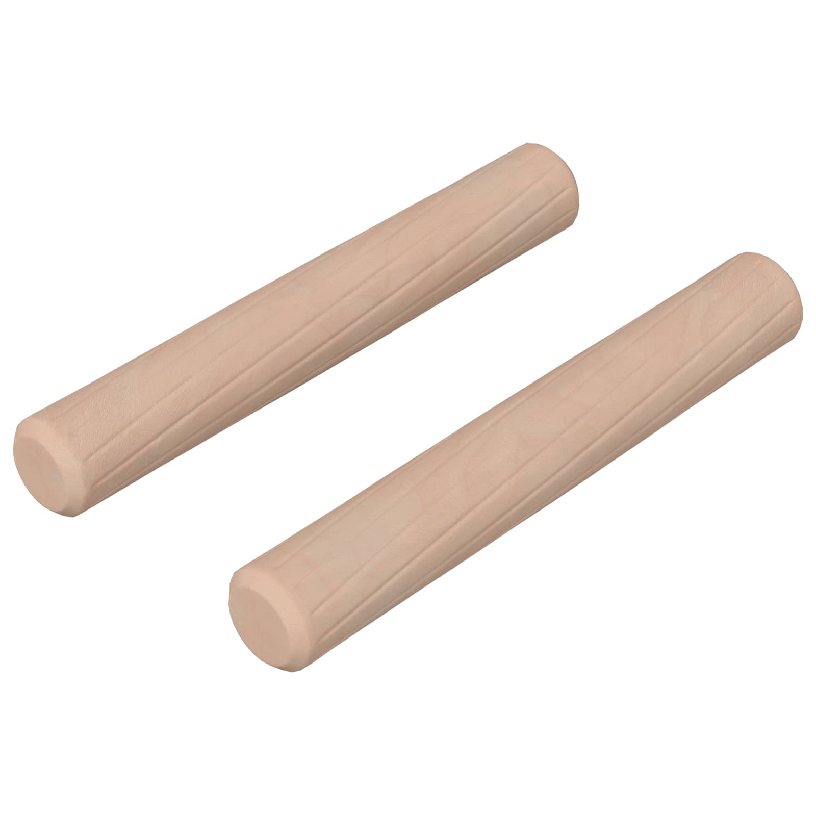 Fa dübelek 2 pcs természetes ø 6 x 40 mm tömör fa