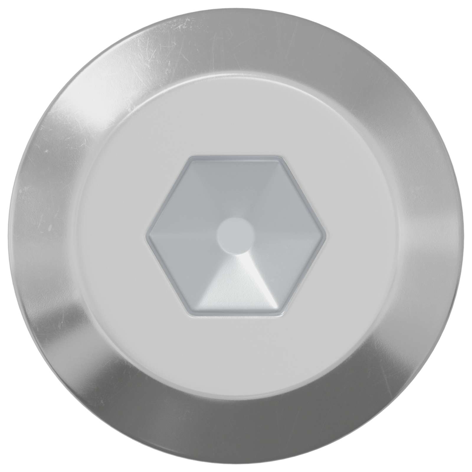 Csavar 2 pcs ezüst m6 x 60 mm acél