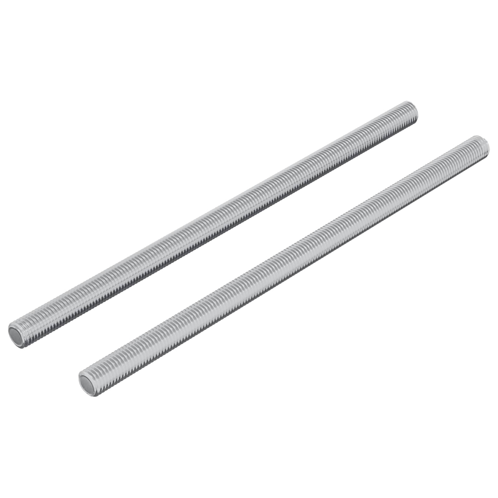 Menetes rudak 2 pcs ezüst m6 x 120 mm (menetátmérő x hossz) fém
