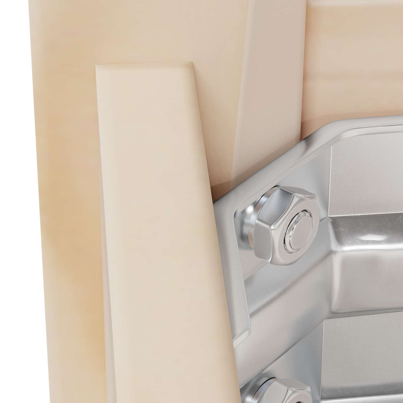 Alkalmas lapos alátétekhez 2 pcs ezüst m7 x 12 mm acél