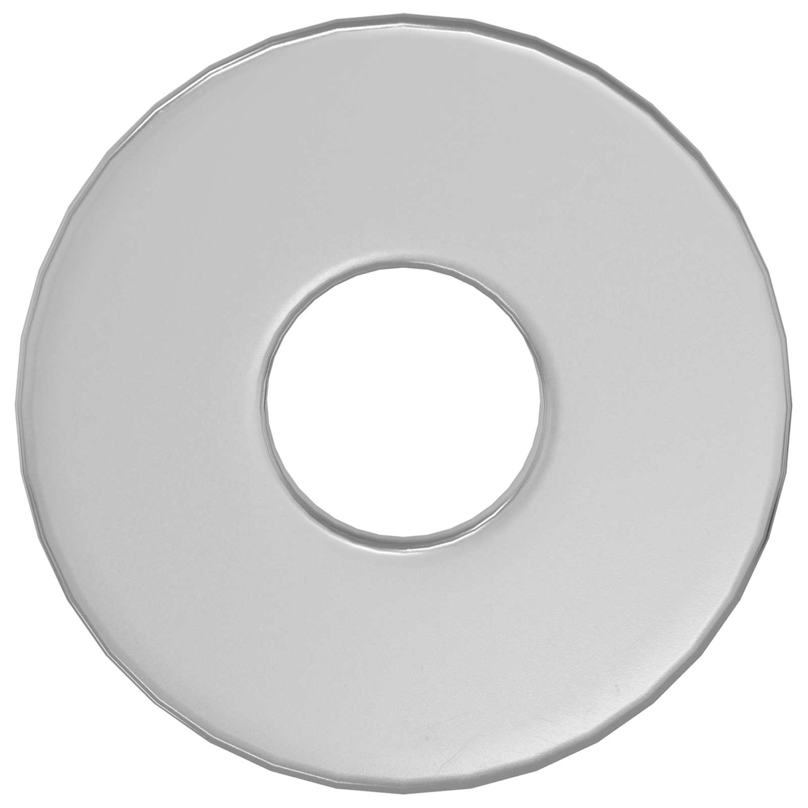 Alkalmas lapos alátétekhez 12 pcs ezüst m6 x 18 mm vas