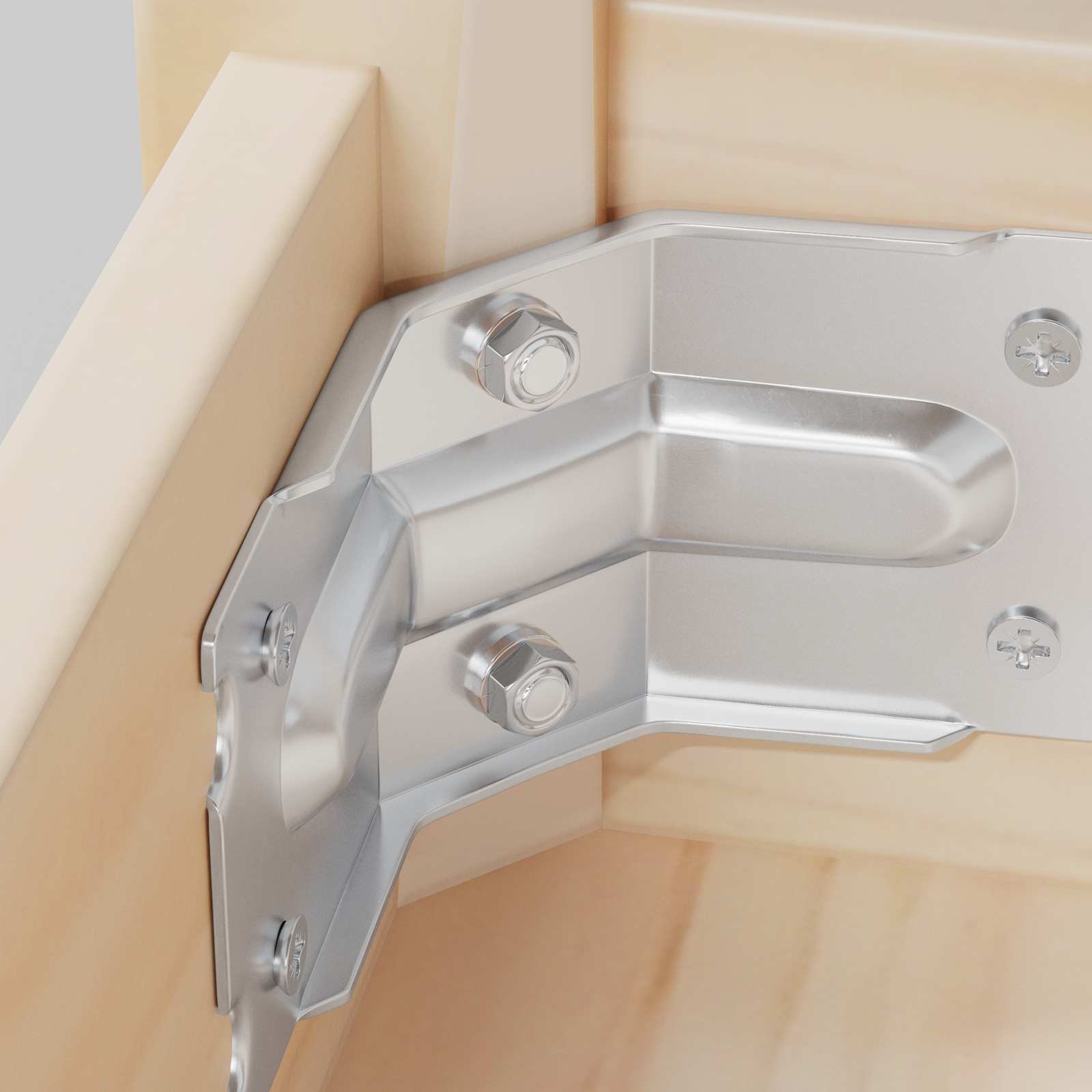 Hatszögletű anyák 23377 pcs ezüst vas