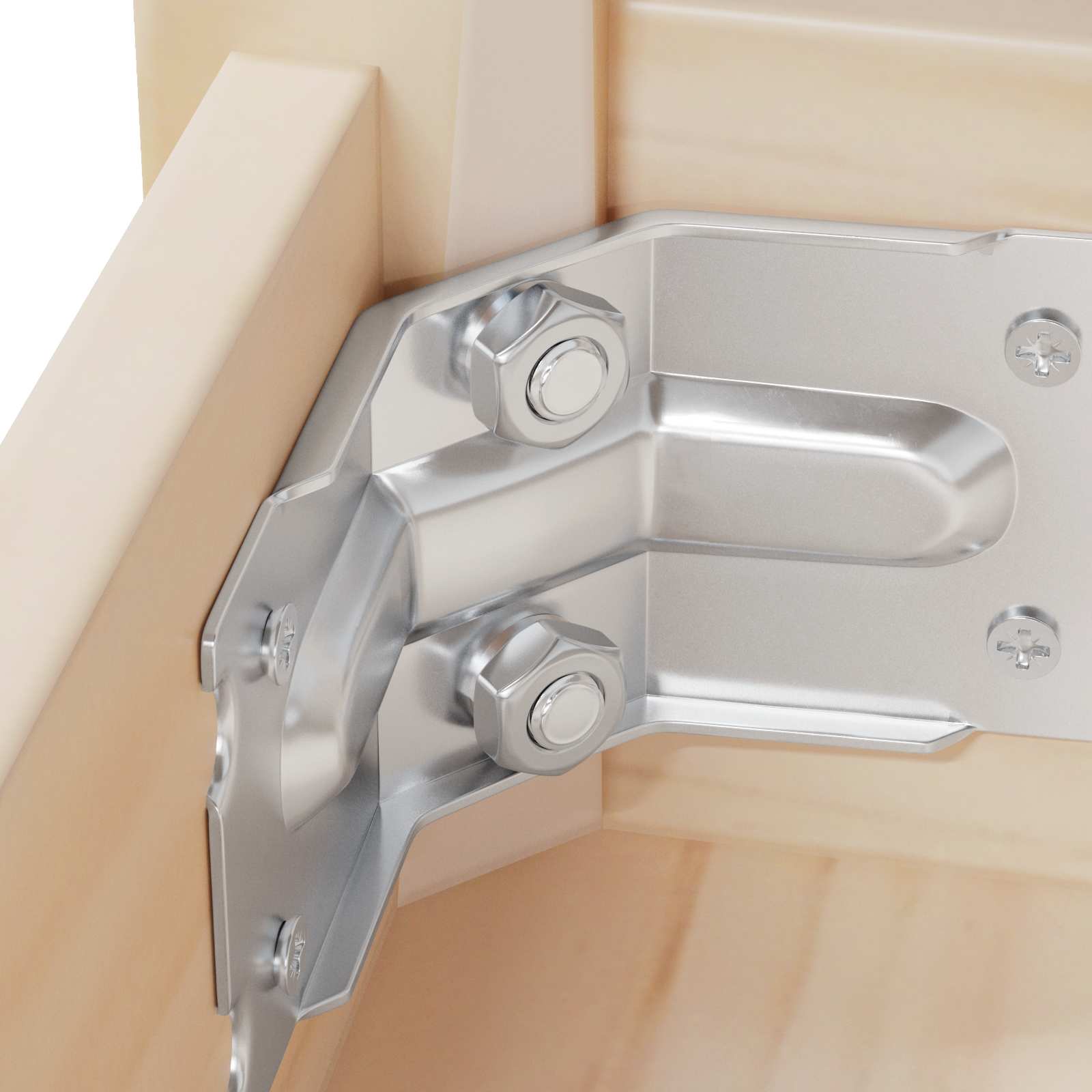 Hatszögletű anyák 2 pcs ezüst m8 vas