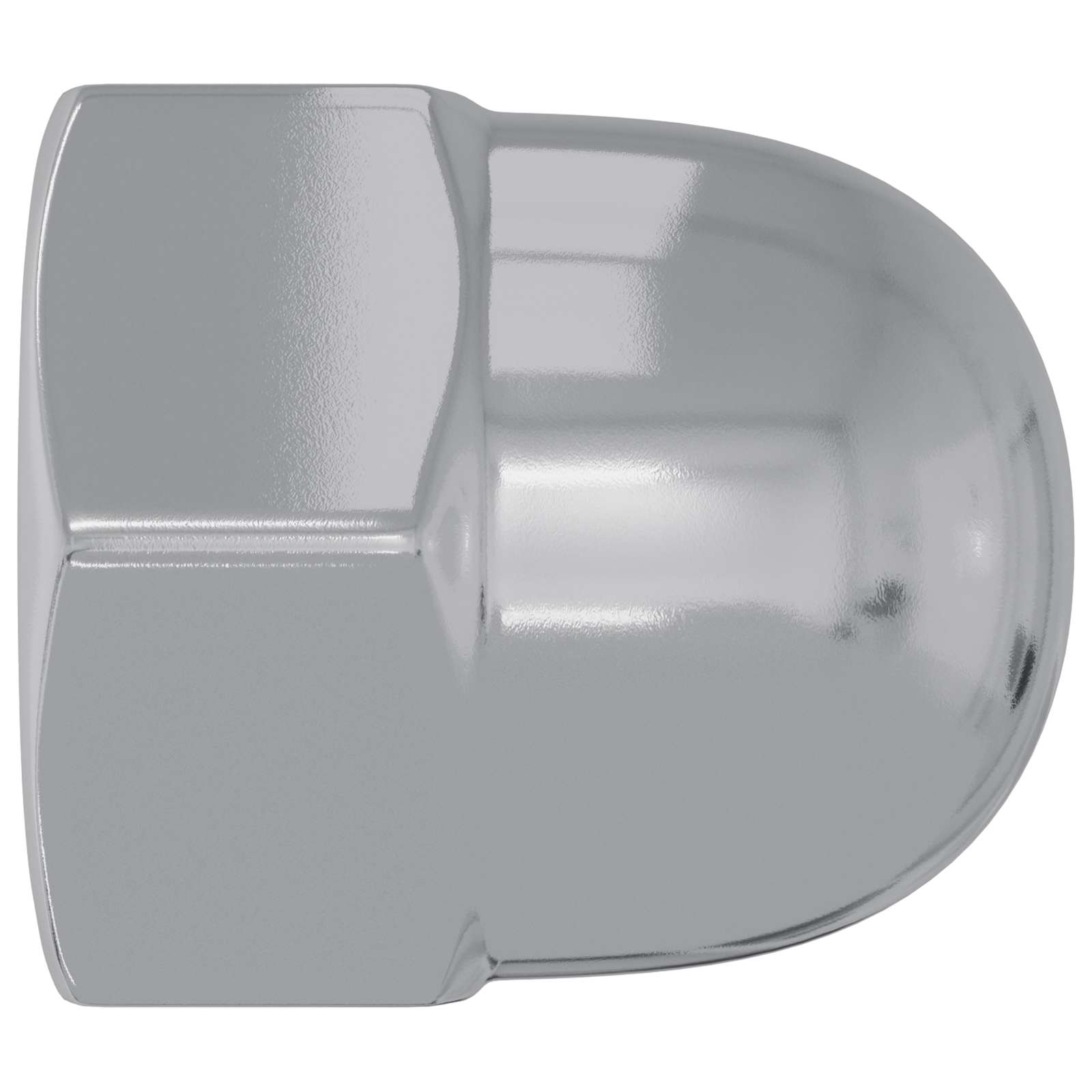 Hatású makk anyák 12 pcs ezüst m8 vas