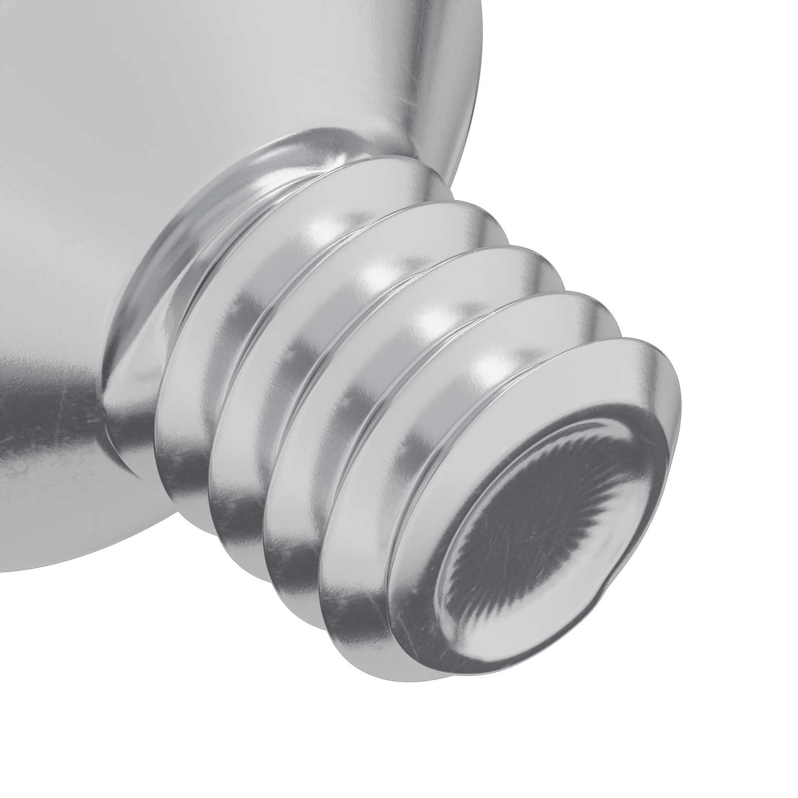 Süllyesztett fejű csavarok 2 pcs ezüst m4 x 6 mm acél