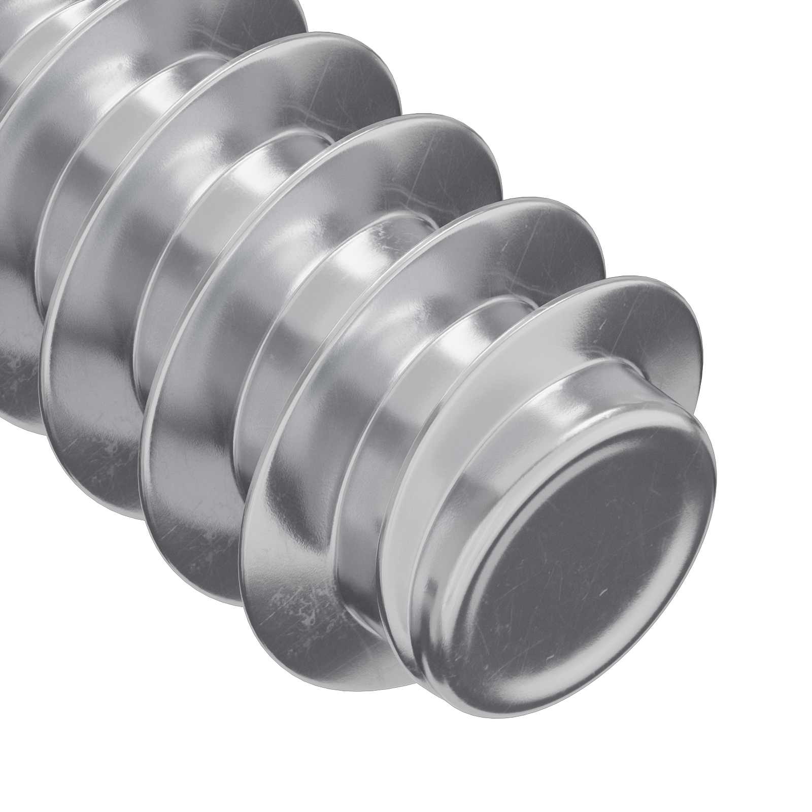 Csavar 10909 pcs ezüst m6 x 12 mm vas