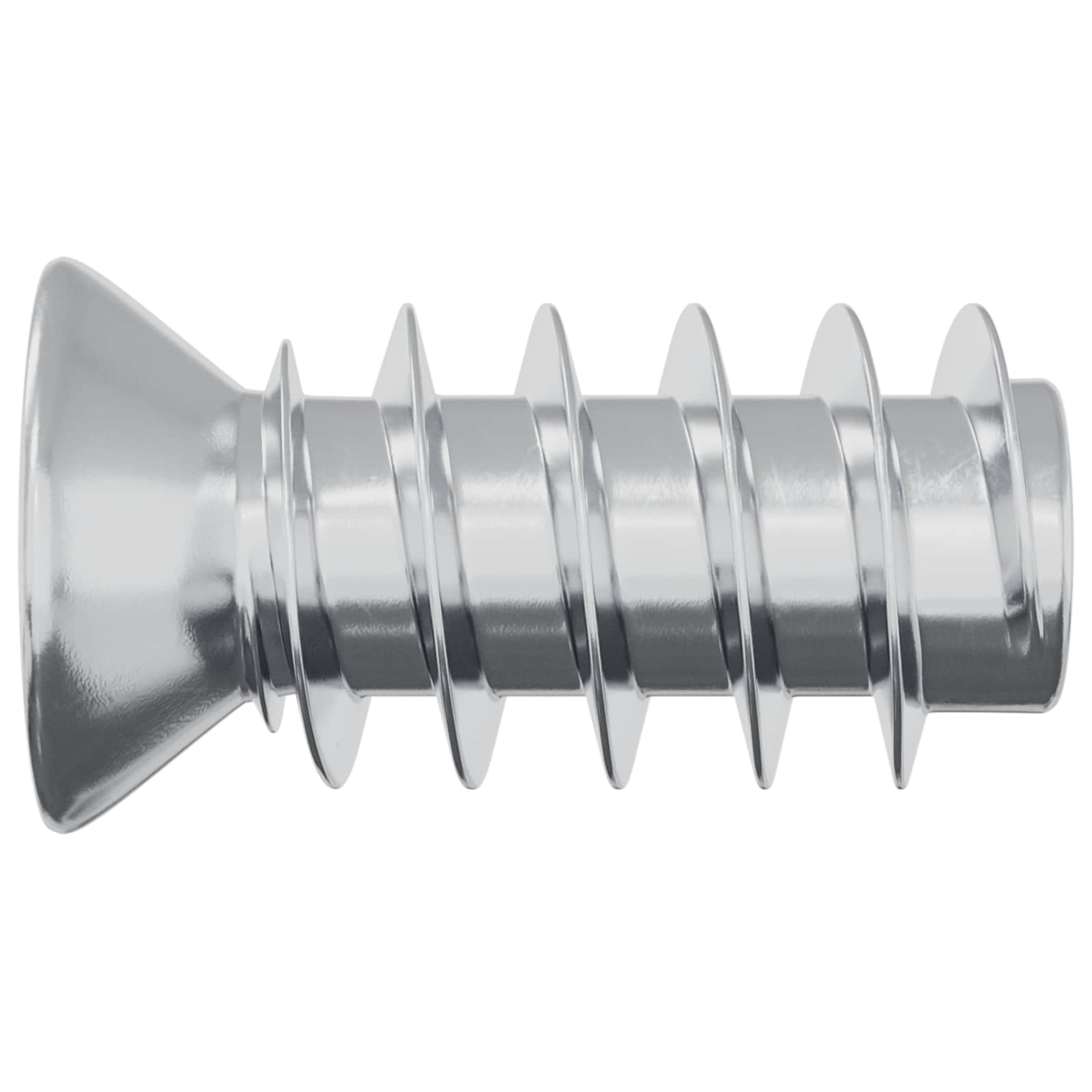 Csavar 10909 pcs ezüst m6 x 12 mm vas