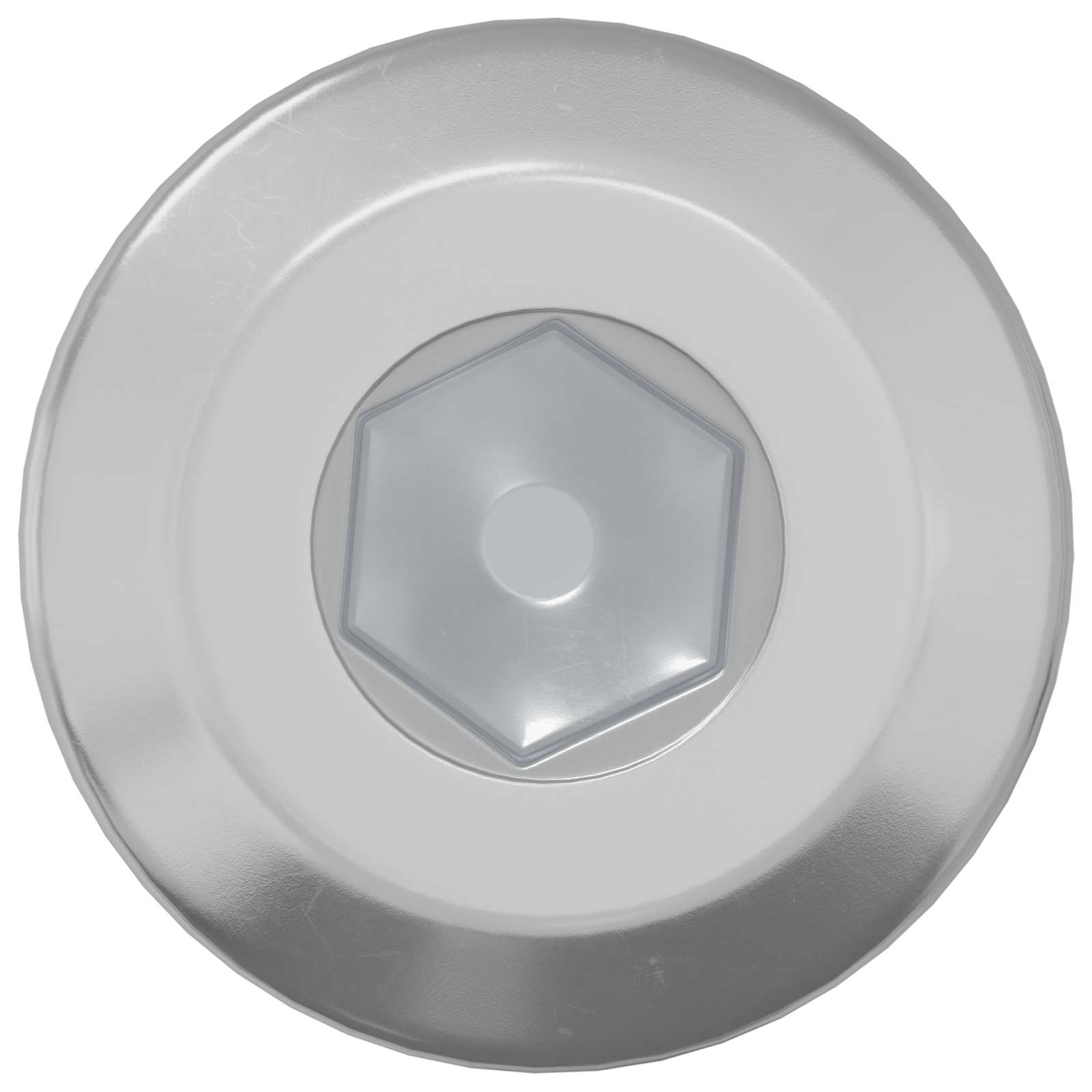 Fejzár csavar 2 pcs ezüst m6 x 35 mm acél