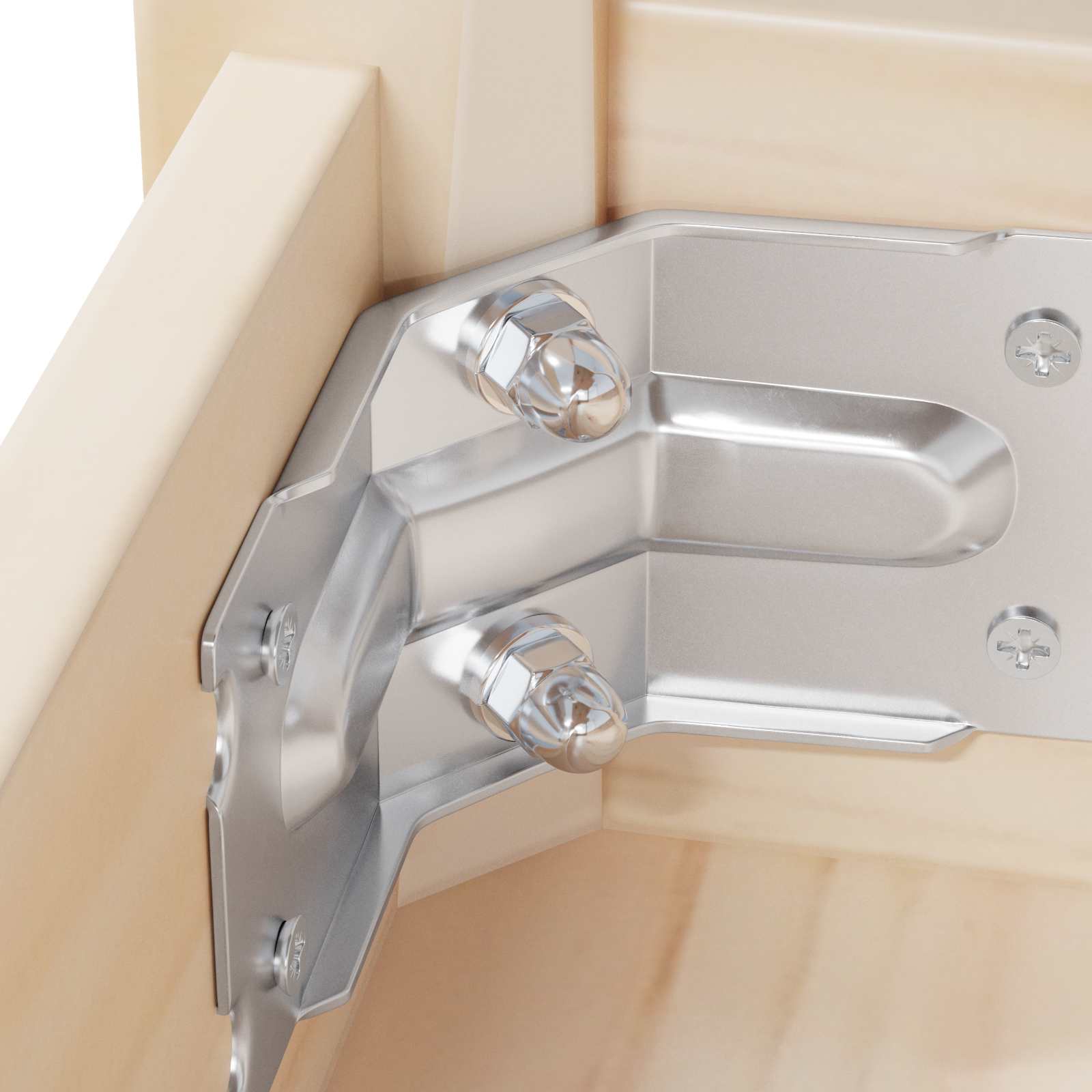 Anyából 2 pcs ezüst m6 x 10 mm vas