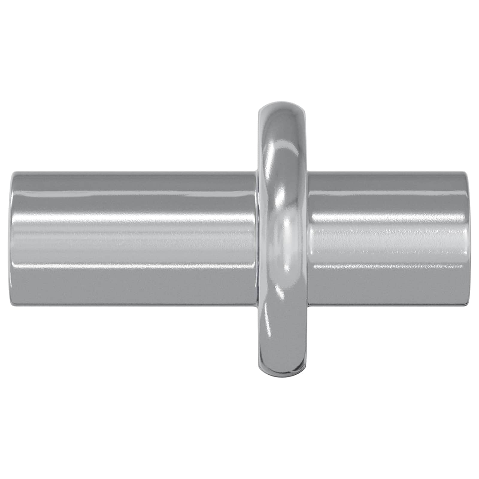 Polc peg egyszínű 12 pcs ezüst 8,6 x 8,6 x 14,6 mm acél