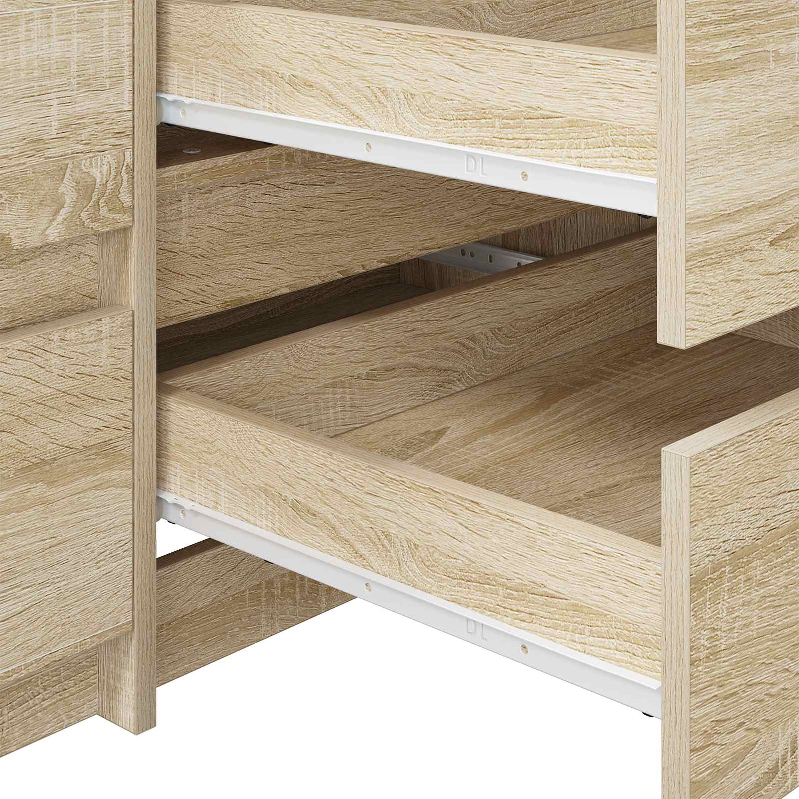 Fiók csúszó 55 pcs fehér acél