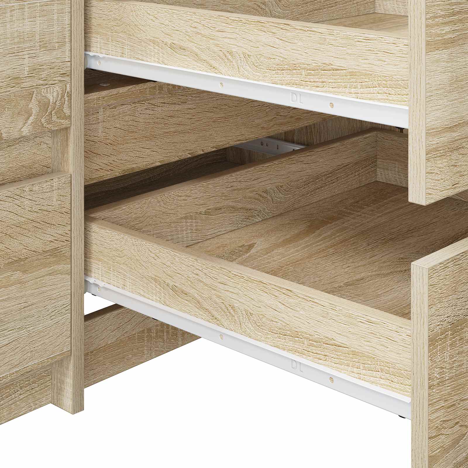 Fiók csúszó 49 pcs fehér acél