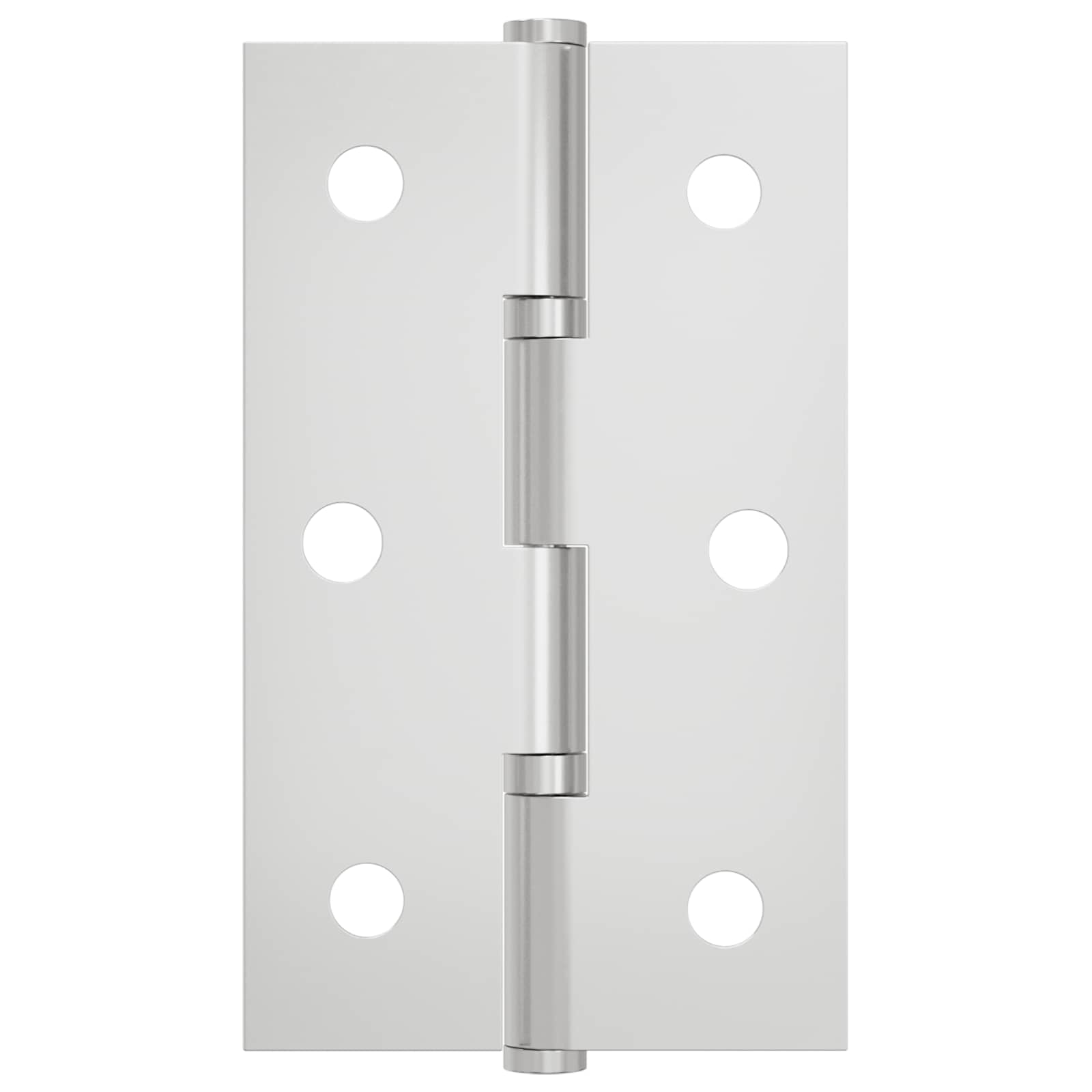 Zsanér egyszínű 12 pcs ezüst 58 x 35 x 1 mm acél