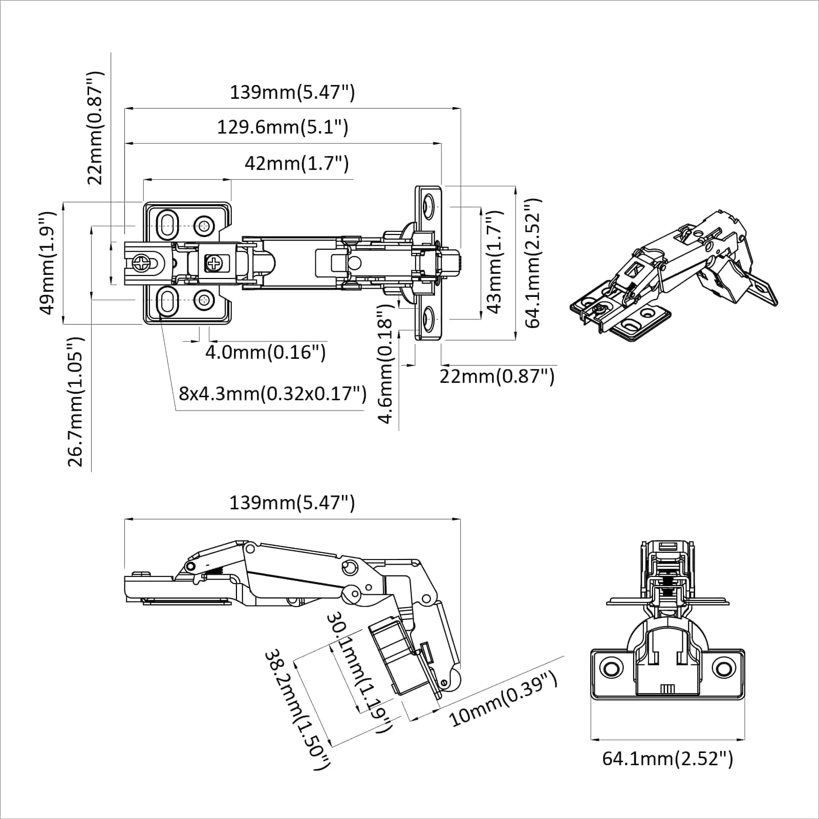 Zsanér 12 pcs nikkel 35 mm vas