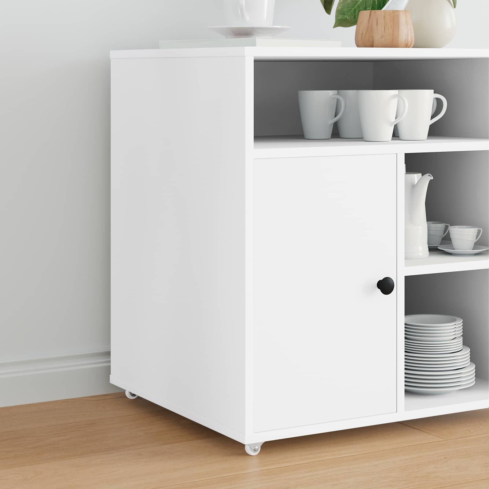 Kerekek 12 pcs fehér 42 x 11,5 x 29 mm vas