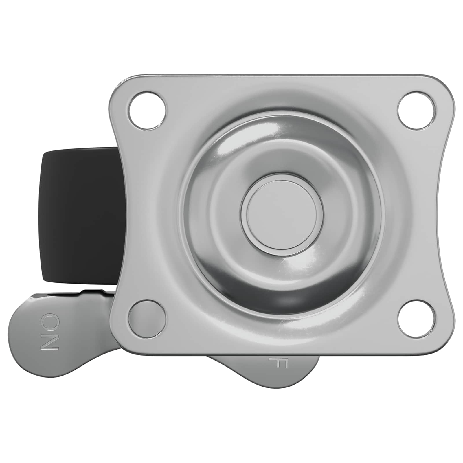 Kerekek 12 pcs fekete és ezüst 63 x 48 x 46 mm vas és nylon