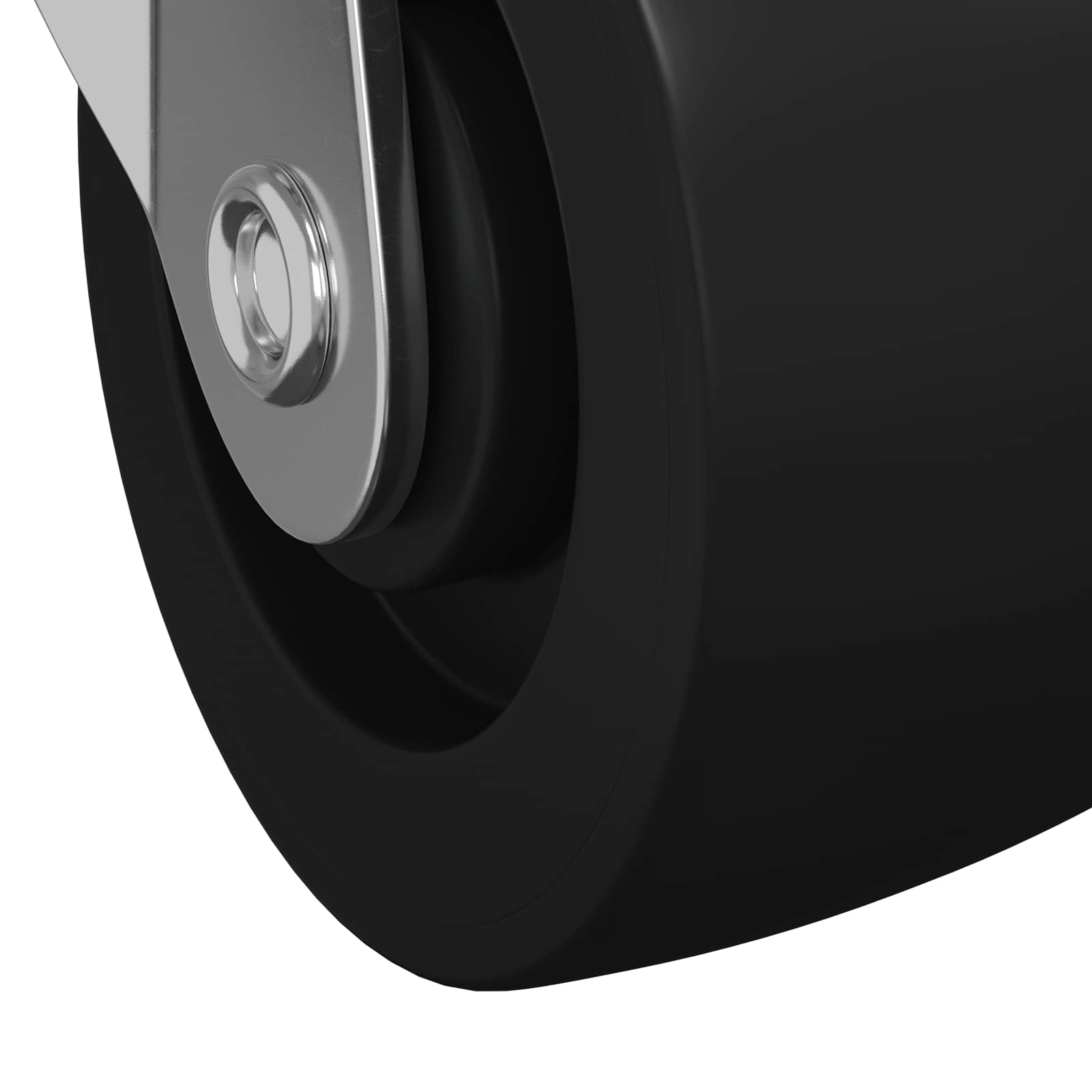 Forgó kerék 12 pcs ezüst 60 x 60 x 50 mm vas és nylon