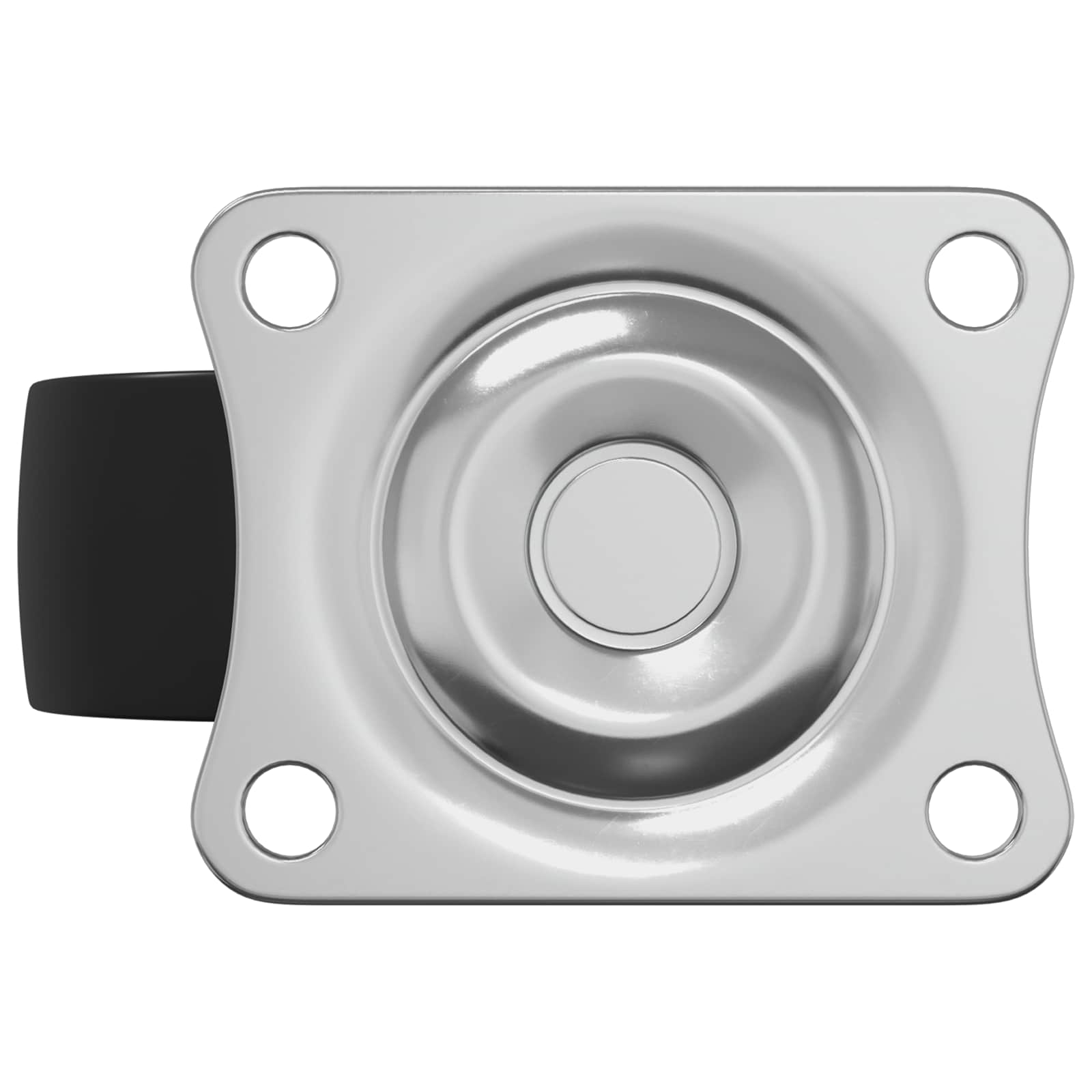 Forgó kerék 12 pcs ezüst 60 x 60 x 50 mm vas és nylon