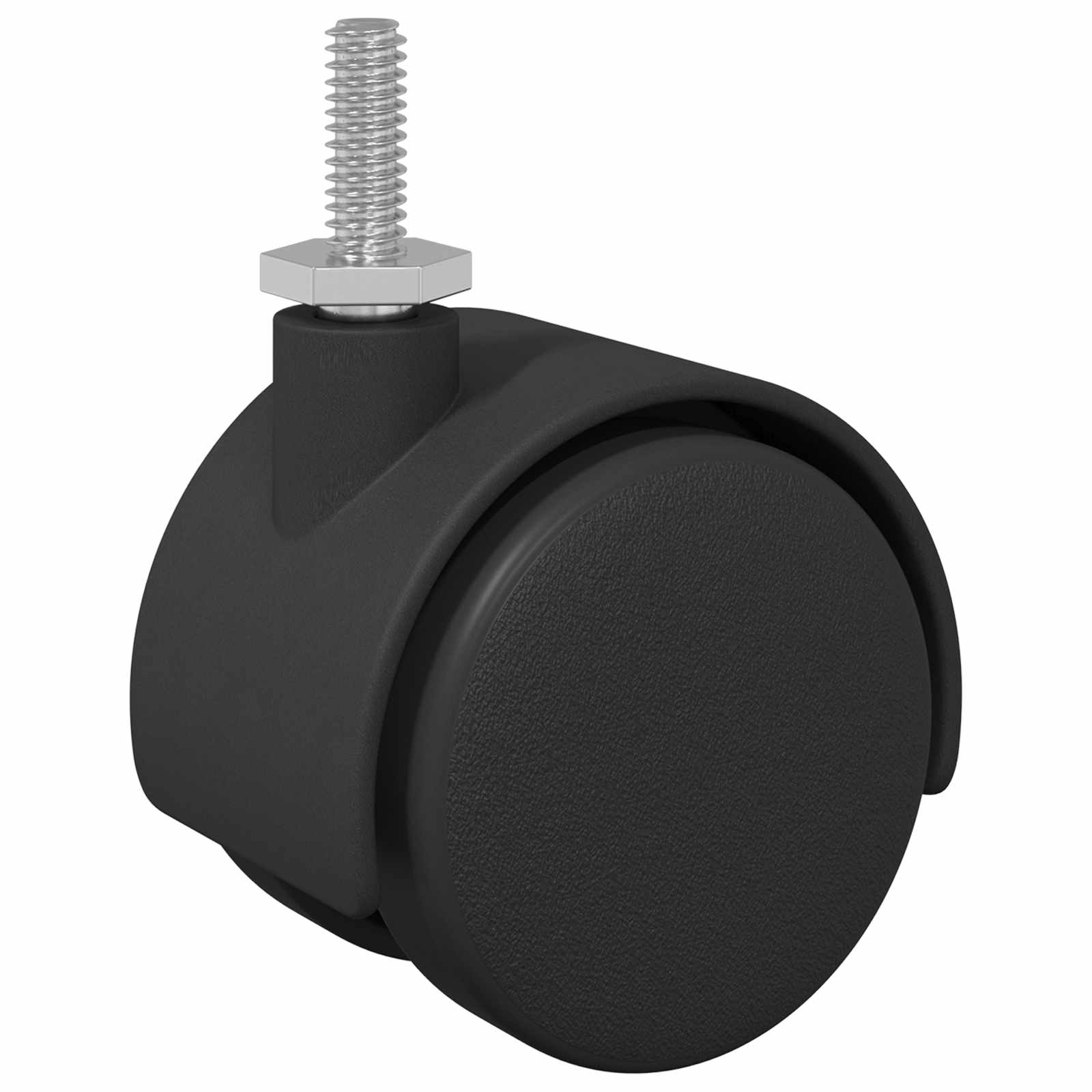 Kerekek 12 pcs fekete 40,1 x 40,1 x 37,8 mm pp és vas