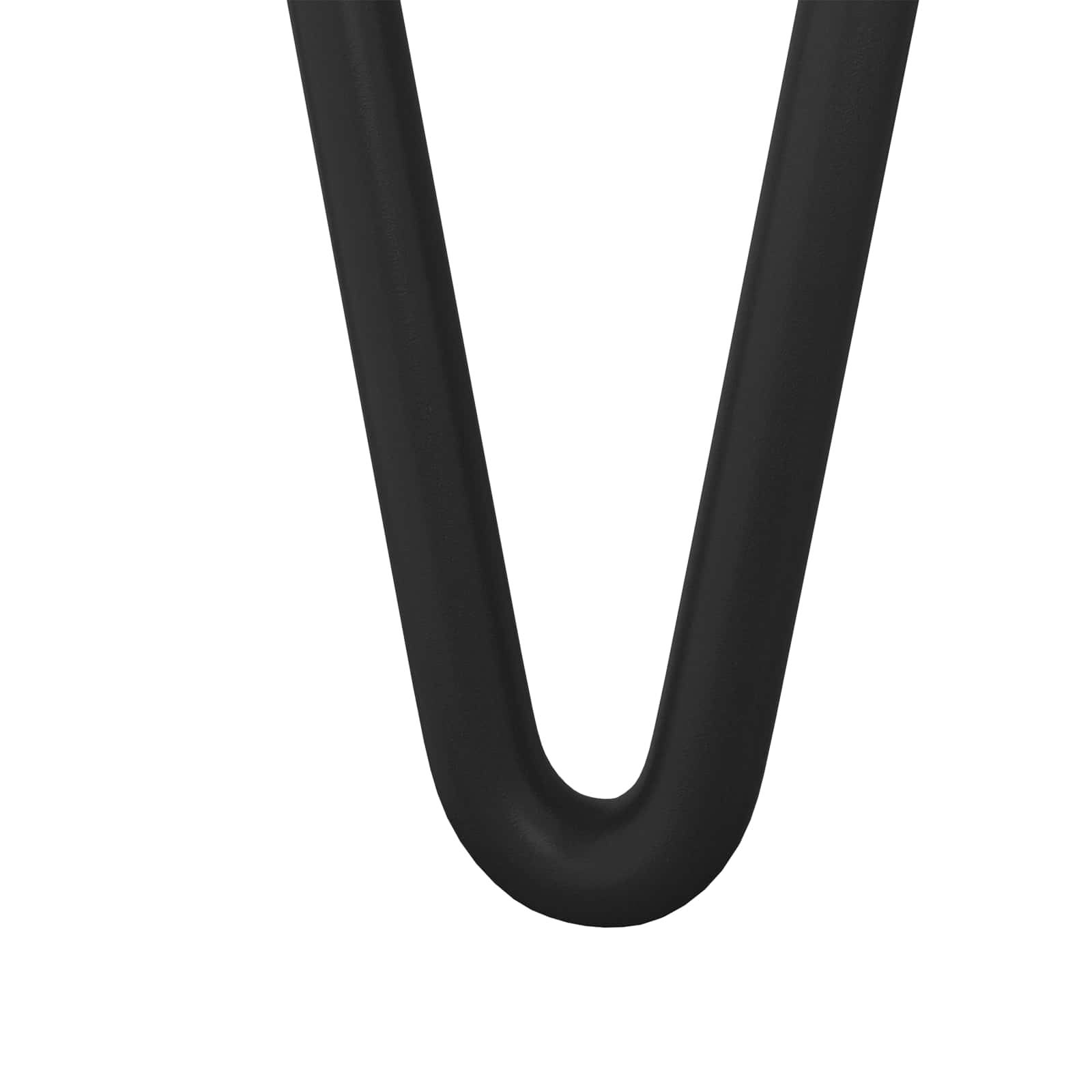 Bútor láb 2 pcs fekete 54.1 x 54.1 x 100 mm vas