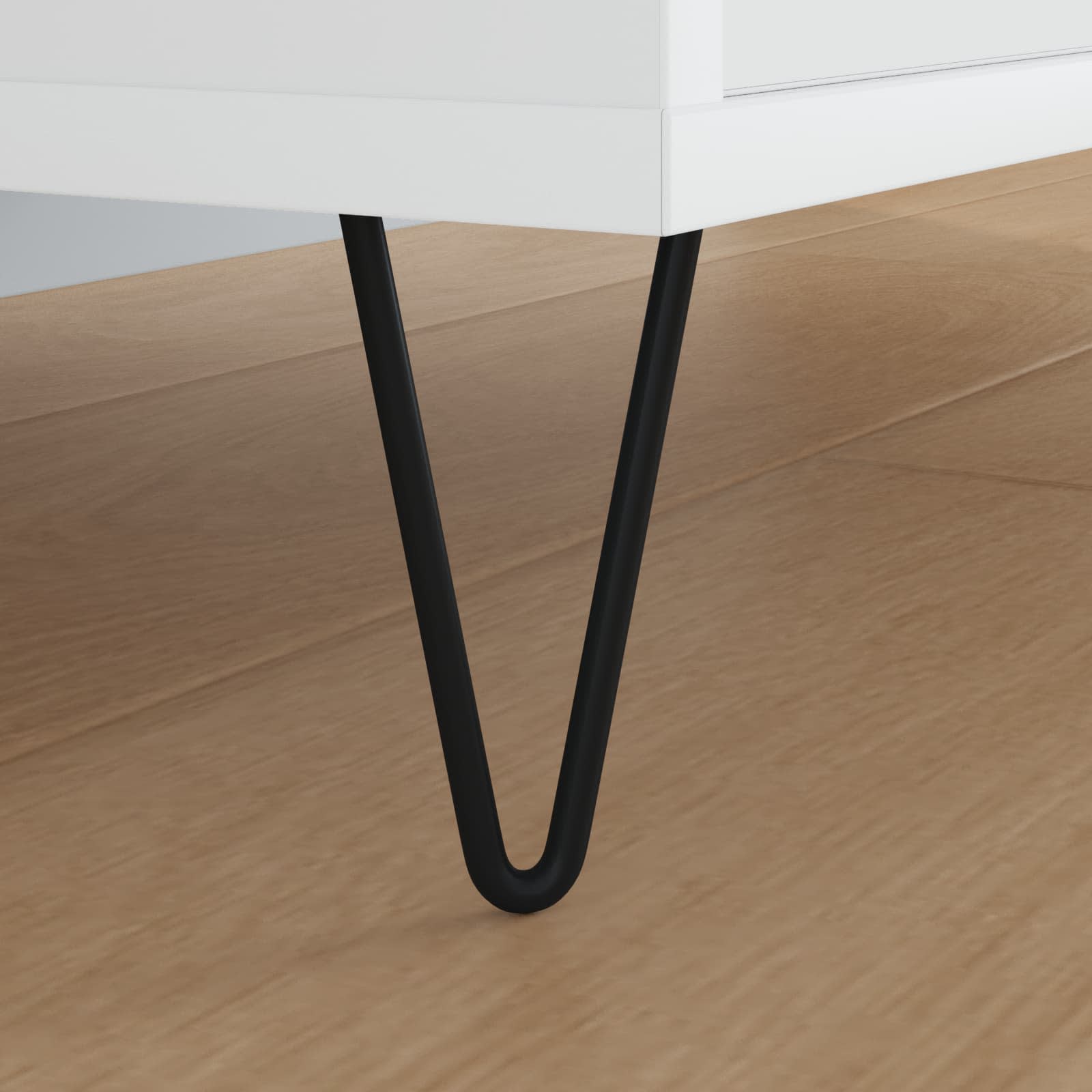 Bútor láb 2 pcs fekete 54.1 x 54.1 x 100 mm vas