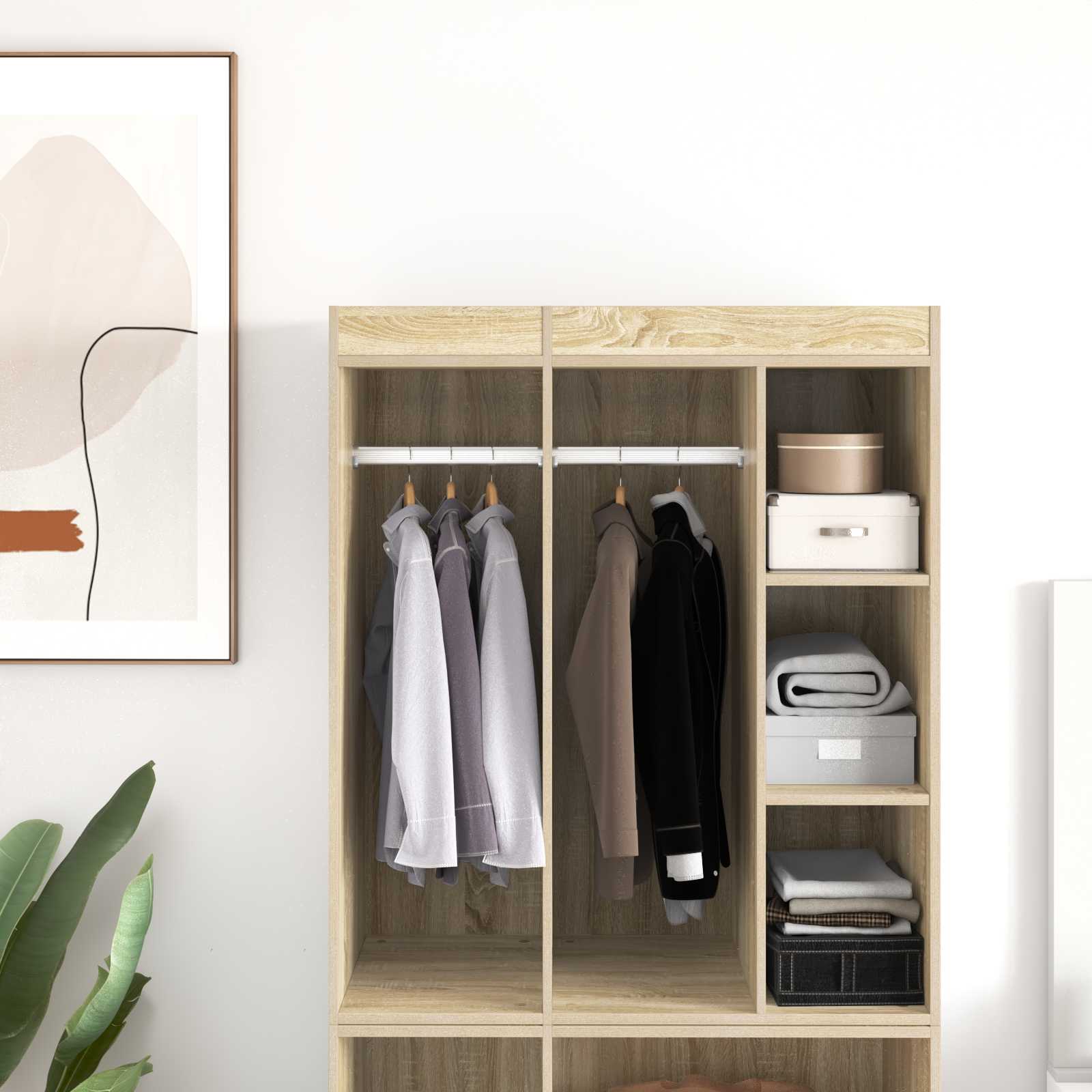 Szekrény rúd 12 pcs ezüst 764 x 15 x 29 mm alumínium ötvözet