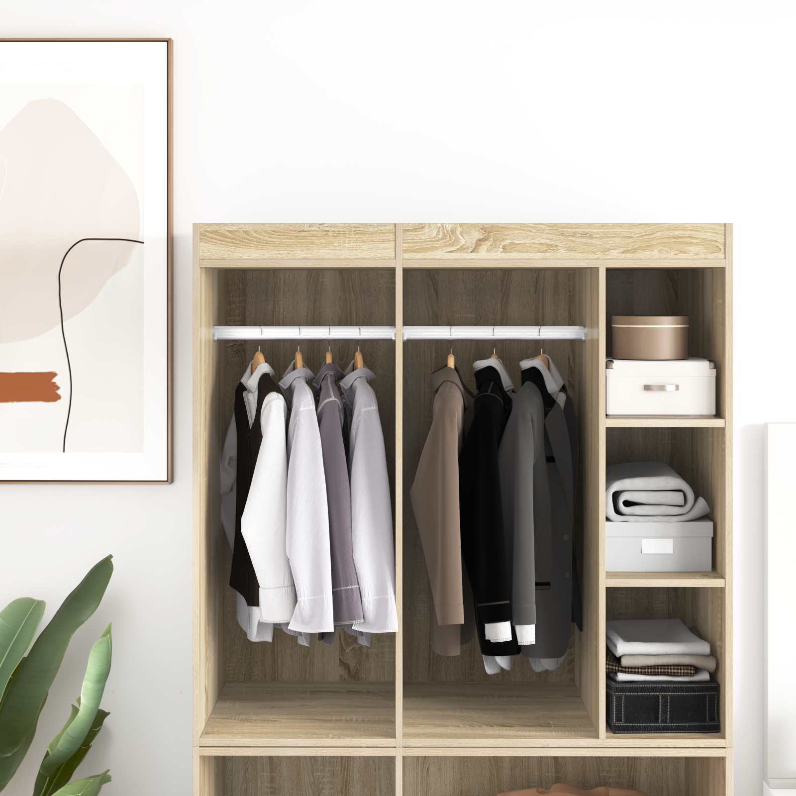 Szekrény rúd 12 pcs ezüst 464 x 15 x 29 mm alumínium ötvözet