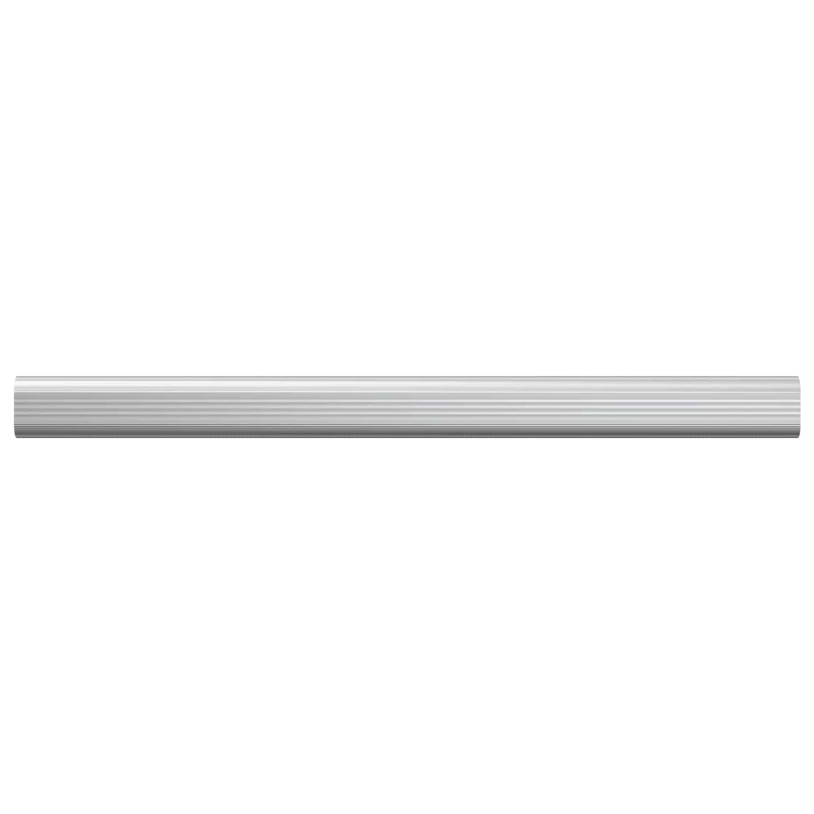 Szekrény rúd 12 pcs ezüst 464 x 15 x 29 mm alumínium ötvözet