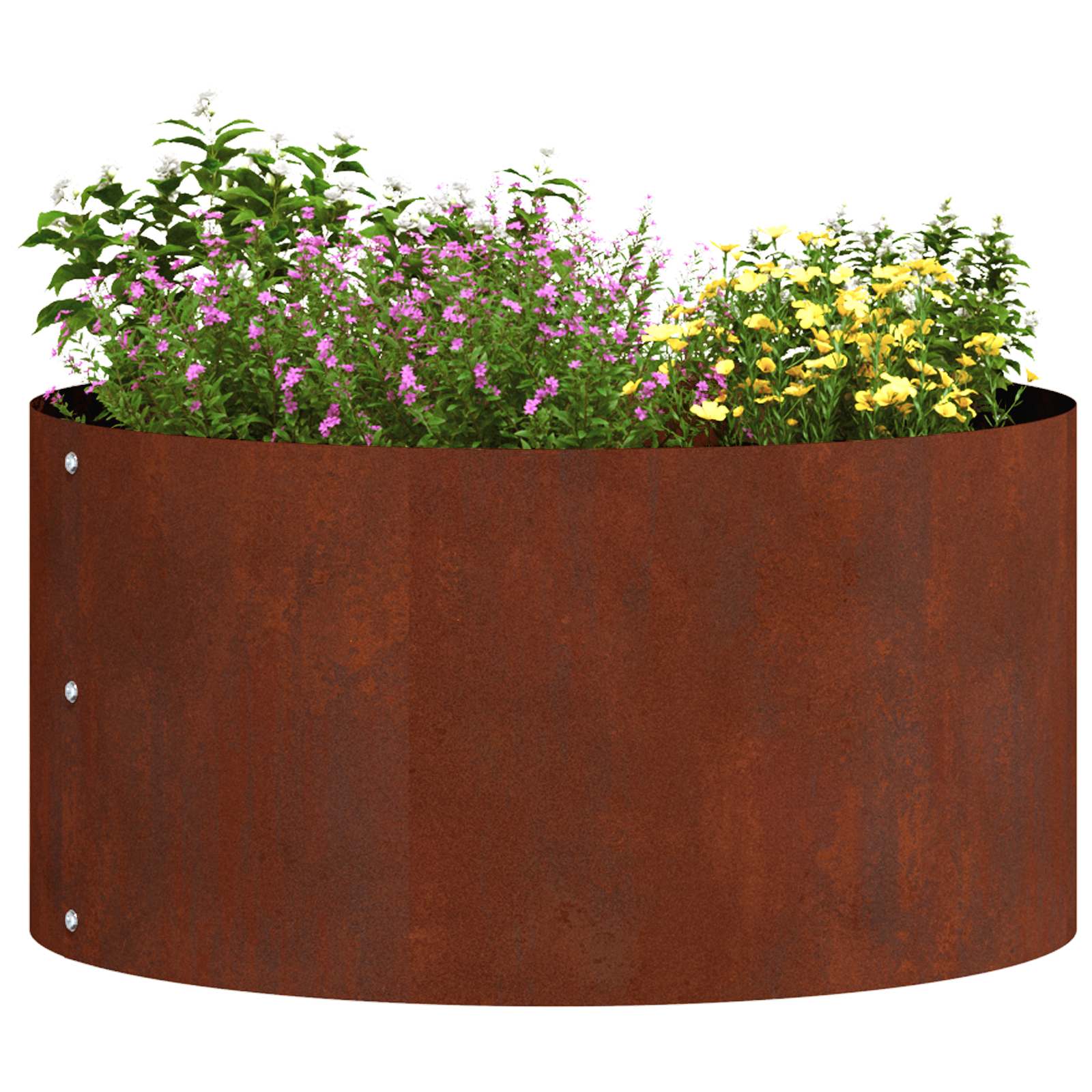 Ültető gyűrű 5 pcs barna 40 x 40 x 20 cm időjárásálló acél