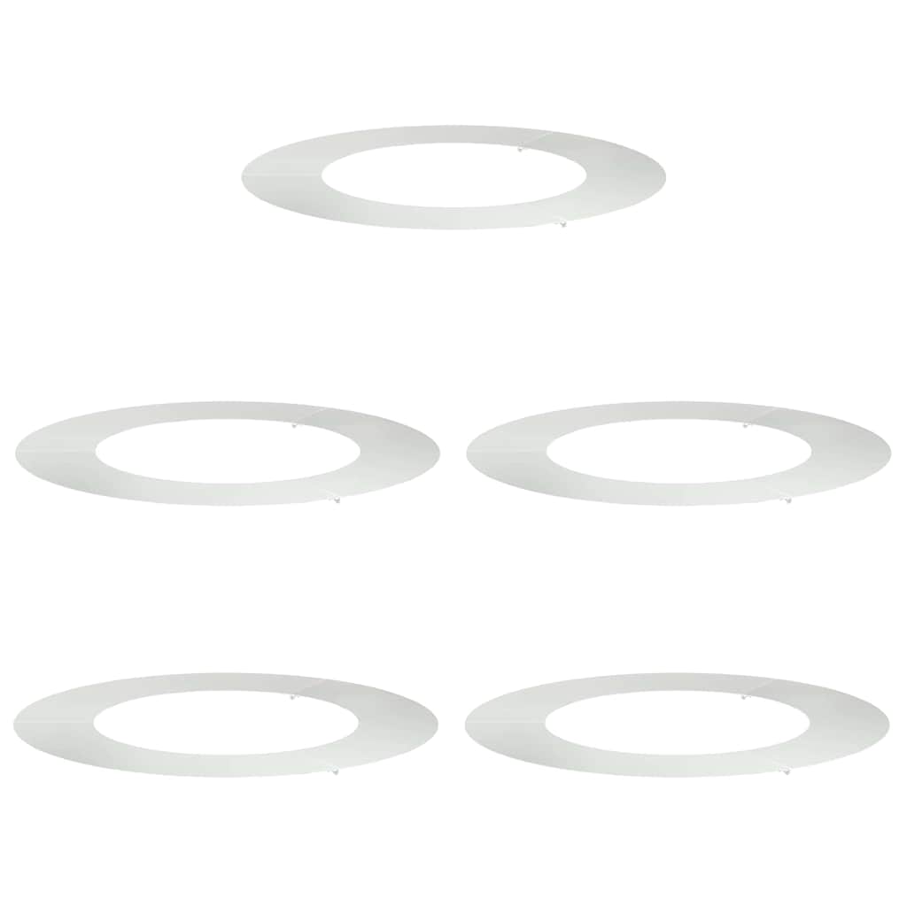Alkalmas lapos fa gyűrűkhez 5 pcs ezüst ø50 / 80 cm
