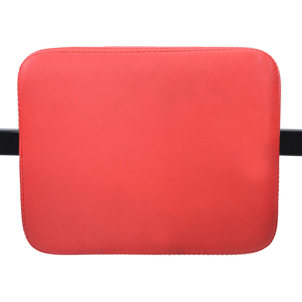 Vidaxl lepedő állomás fekete és piros 72,5 x 70 x 31 cm porszórt acél
