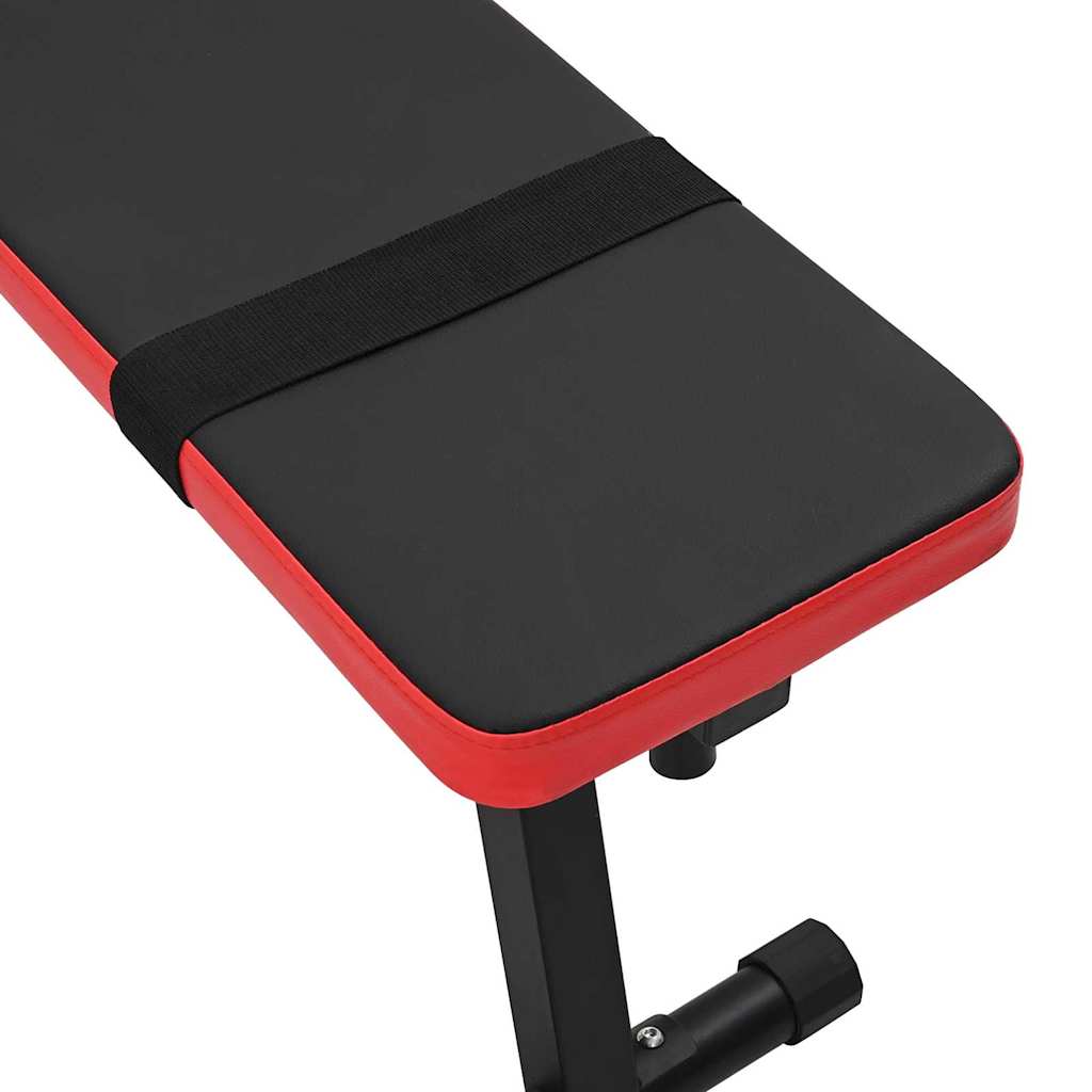 Vidaxl súly pad fekete 126,5 x 67 x 111 cm porszórt acél