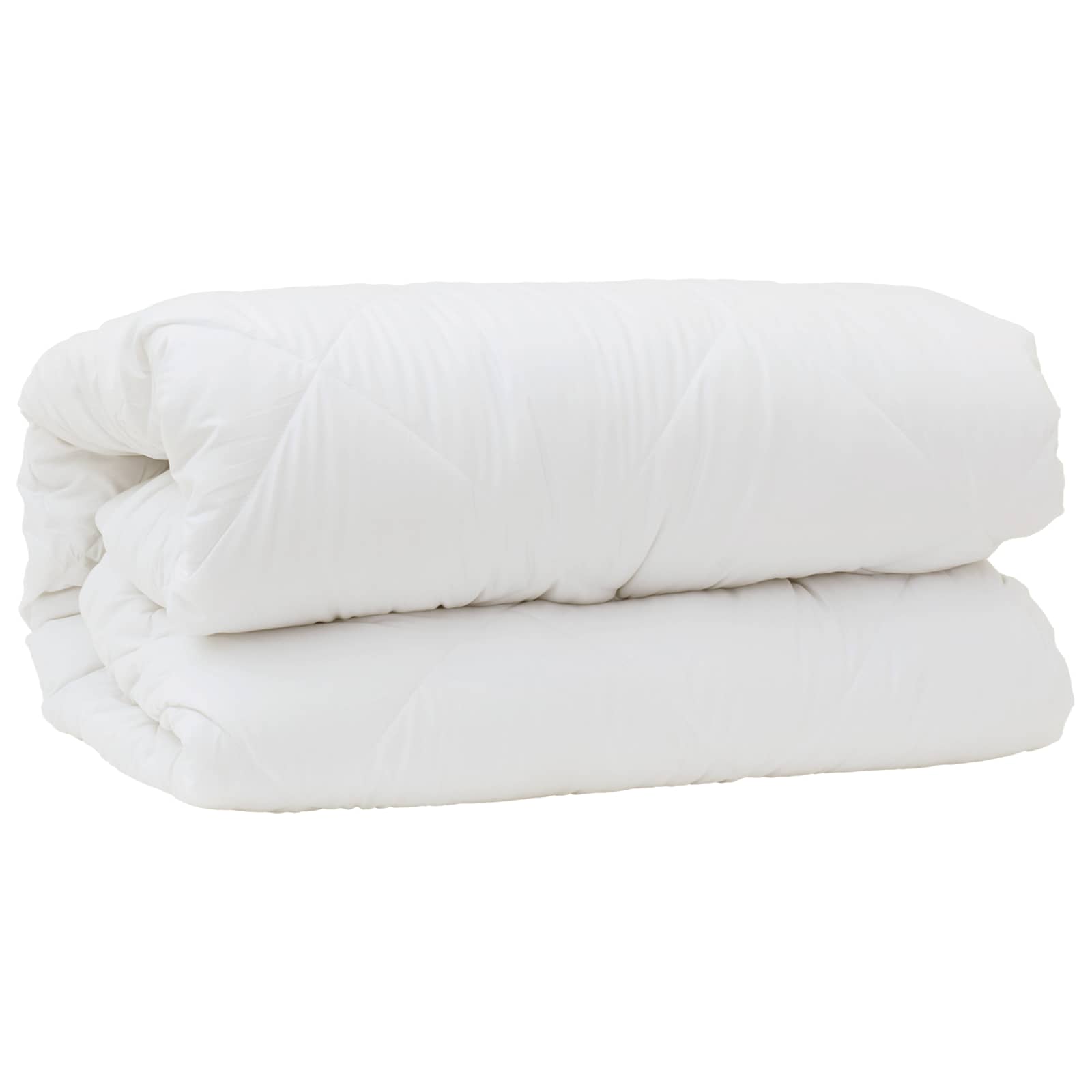 Takaró párnákkal párnával 3 pcs fehér mikroszál