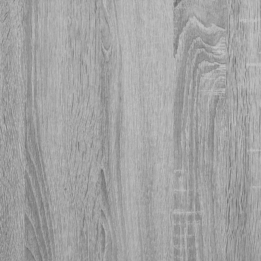 Ruhafogó polcokkal tárolóval szürke 120 x 44 x 160 cm faanyag
