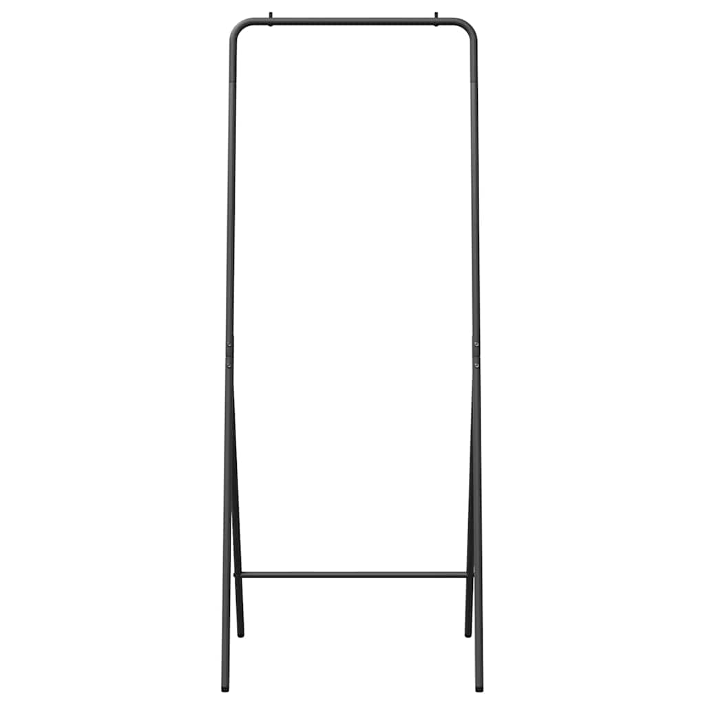 Ruhafogó fekete 60 x 53 x 155 cm acél