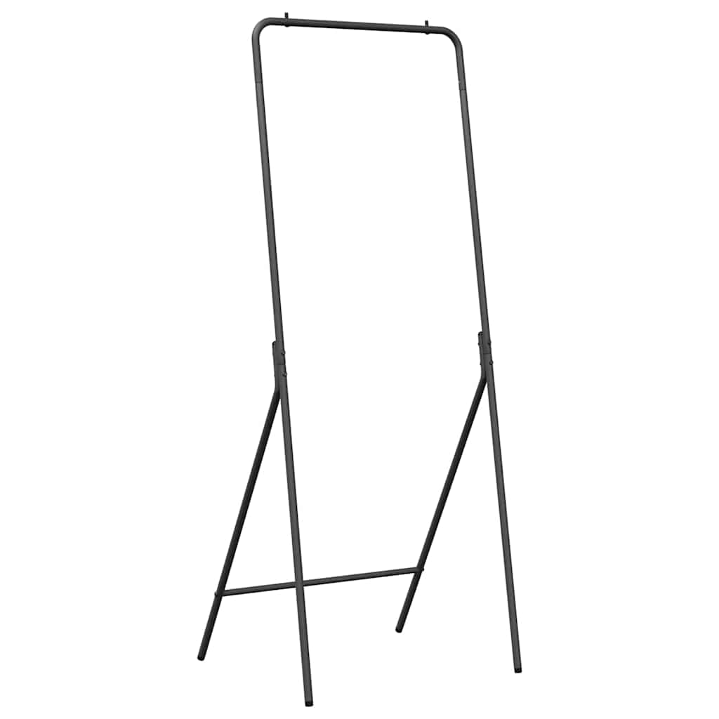 Ruhafogó fekete 60 x 53 x 155 cm acél