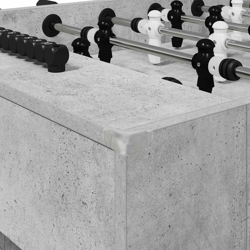 Foci asztal 2 pcs beton szürke 146,5 x 74 x 85 cm faanyag