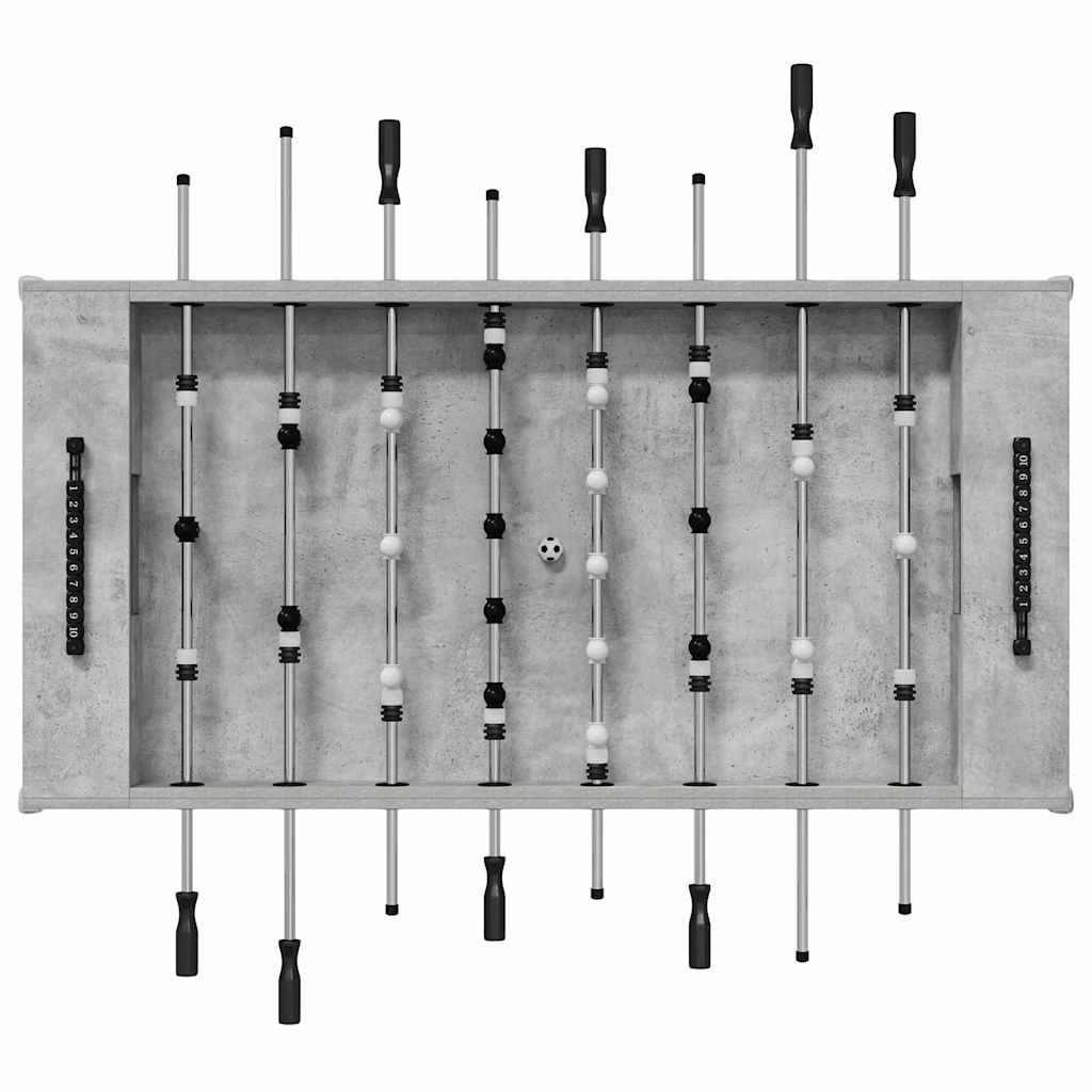 Foci asztal 2 pcs beton szürke 146,5 x 74 x 85 cm faanyag
