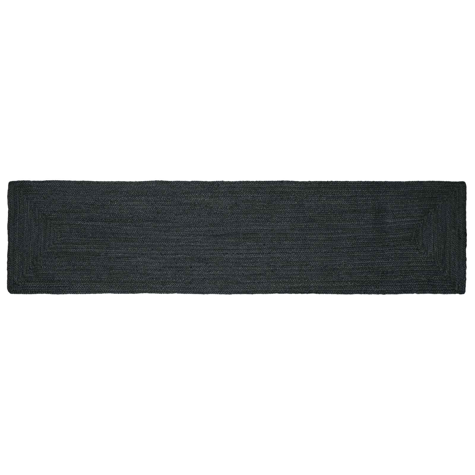 Területszőnyegek négyszögletes sötétszürke 60 x 300 cm juta