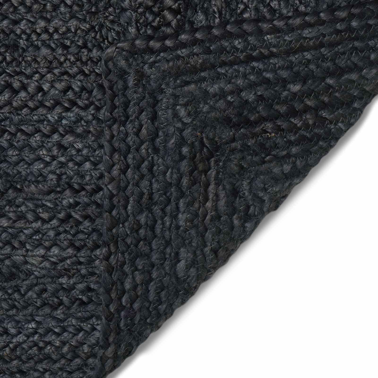 Területszőnyegek négyszögletes sötétszürke 80 x 200 cm juta