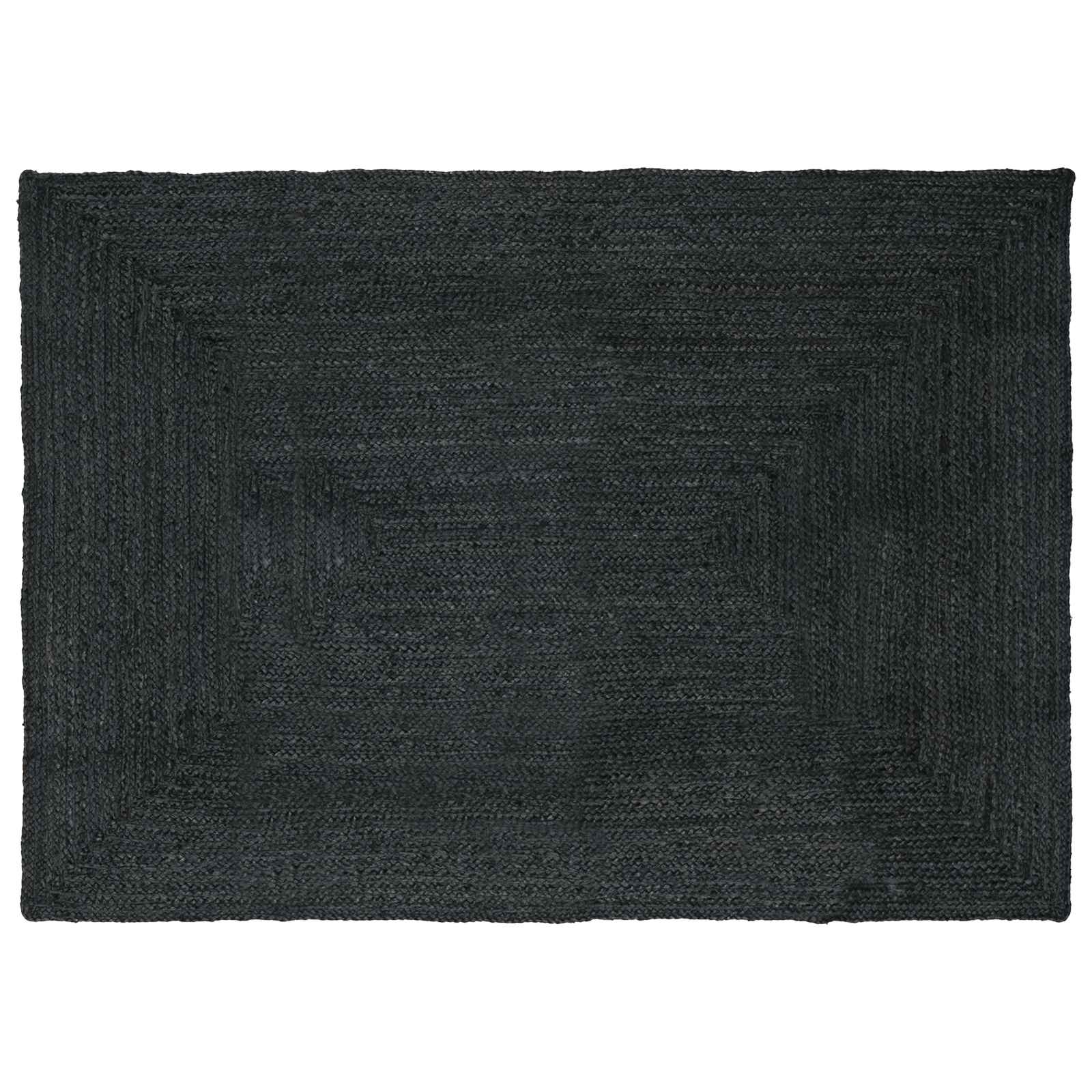 Területszőnyegek négyszögletes sötétszürke 240 x 340 cm juta